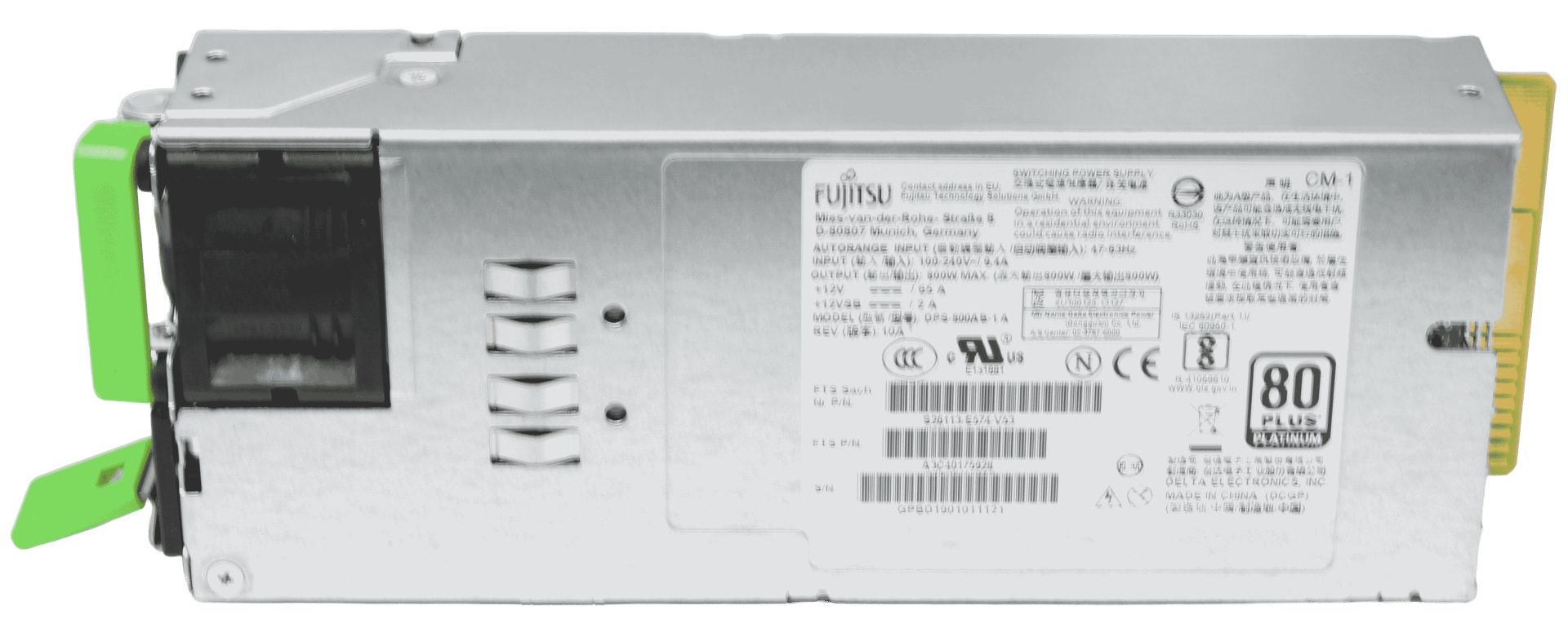 Fujitsu Power Supply/Netzteil DPS-800AB-1 A 800W 80+ Platinum | 9866 — Stromanschluss (Bild 2 von 5)