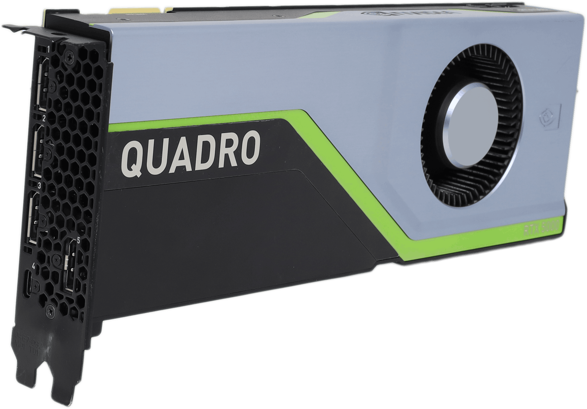 NVIDIA Quadro RTX 5000 16GB GDDR6 3072 CUDA 256-bit 448GB/s PCIe3 x16 FRU: 5V10Y65005 | 10687