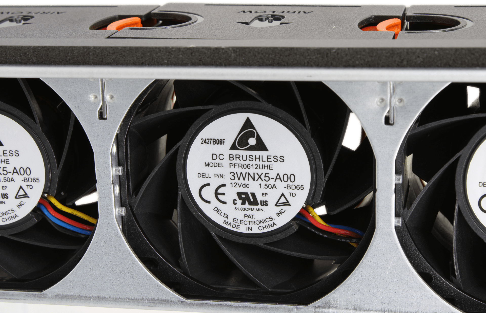 Dell - PN3W9 Lüfterhaltung / Fan Cage mit 6 Lüftern für PowerEdge R720 / R720xd | 9707 (image 4 of 6)