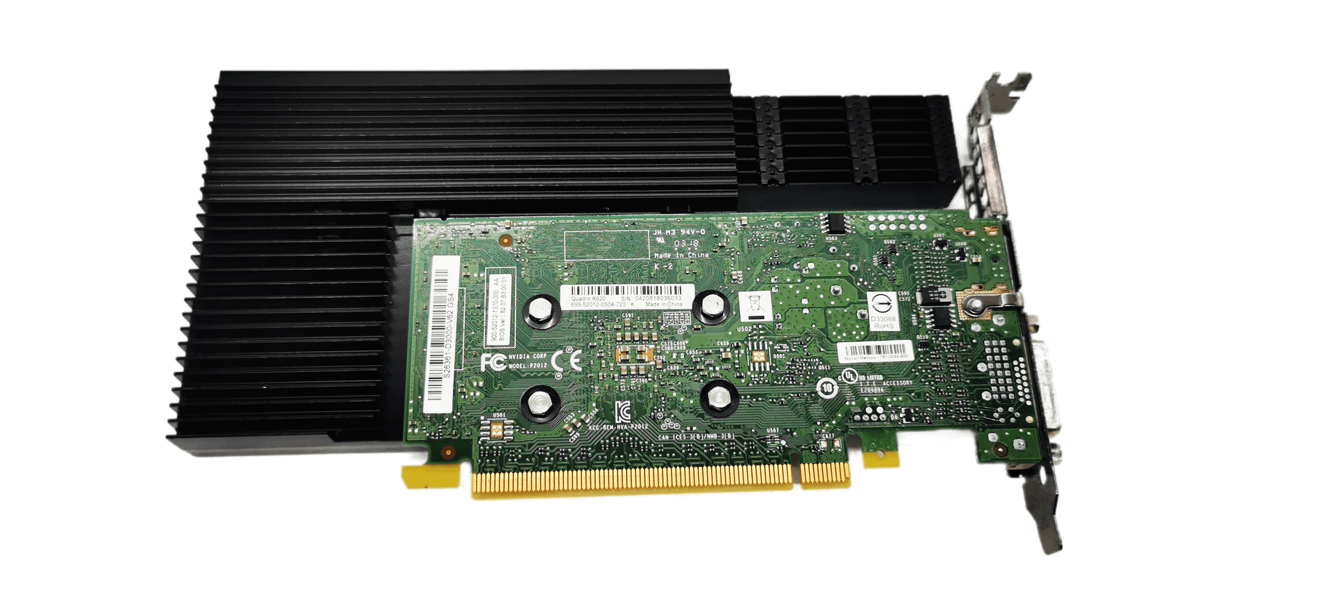 Nvidia Quadro K620 Fanless 2GB DDR3 1xDisplayPort 1xDVI | 188 (Bild 2 von 3)