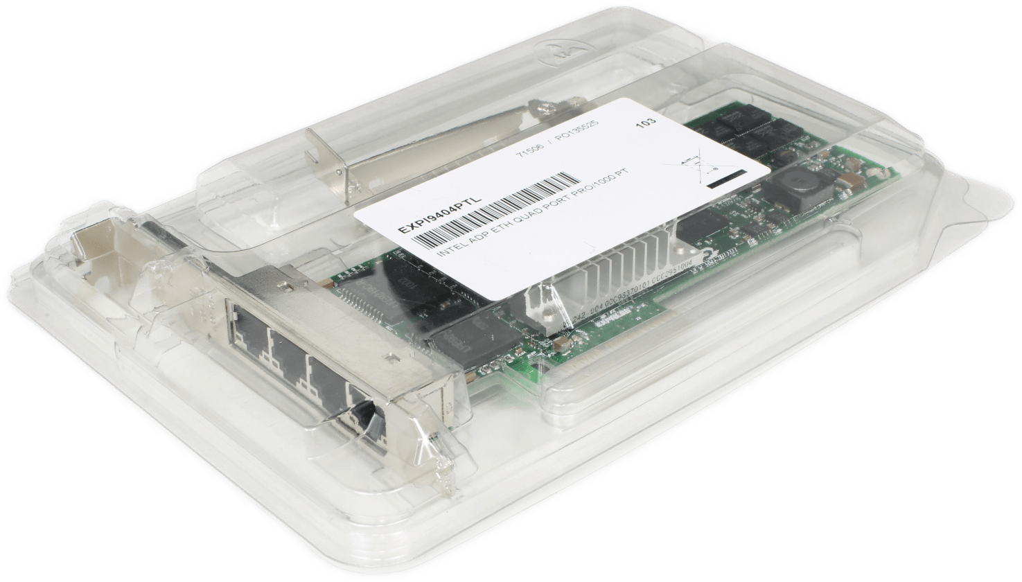 Intel Pro / 1000 PT Quad Port Server Adapter | 4x RJ-45 1G | EXPI9404PTL LP + FP | 9735 (Bild 3 von 7)