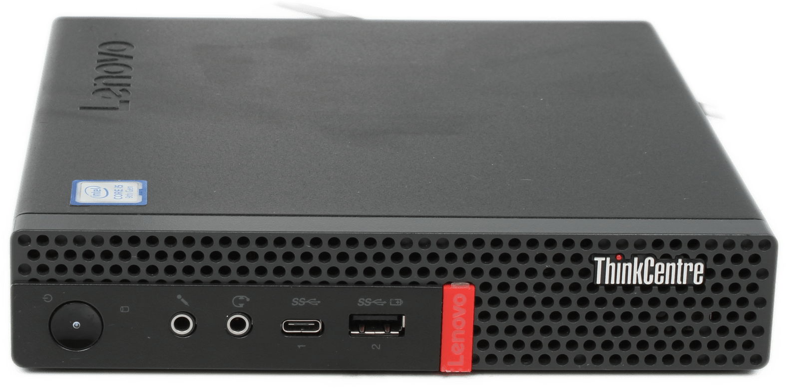 Lenovo ThinkCentre M720q Mini - Intel i5-9500T 8GB DDR4 256GB SSD PSU + Win11 | 10083 — Vorderansicht (Bild 2 von 7)