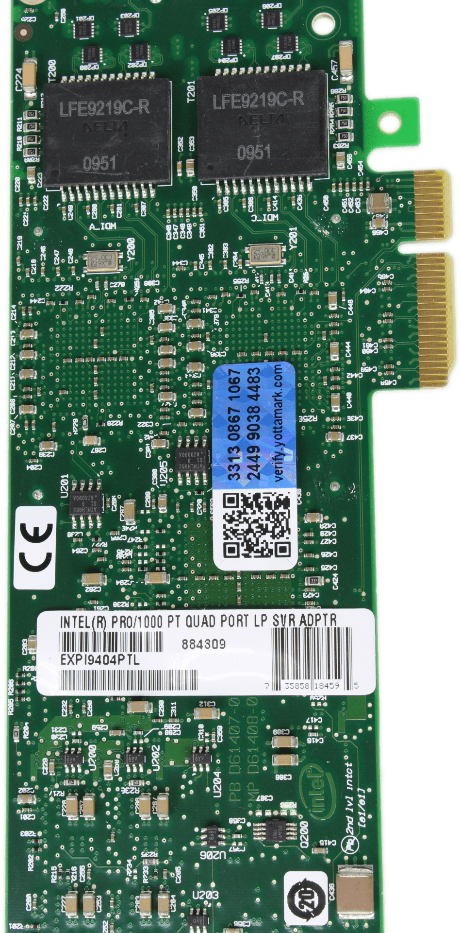 Intel Pro / 1000 PT Quad Port Server Adapter | 4x RJ-45 1G | EXPI9404PTL LP + FP | 9735 (Bild 6 von 7)