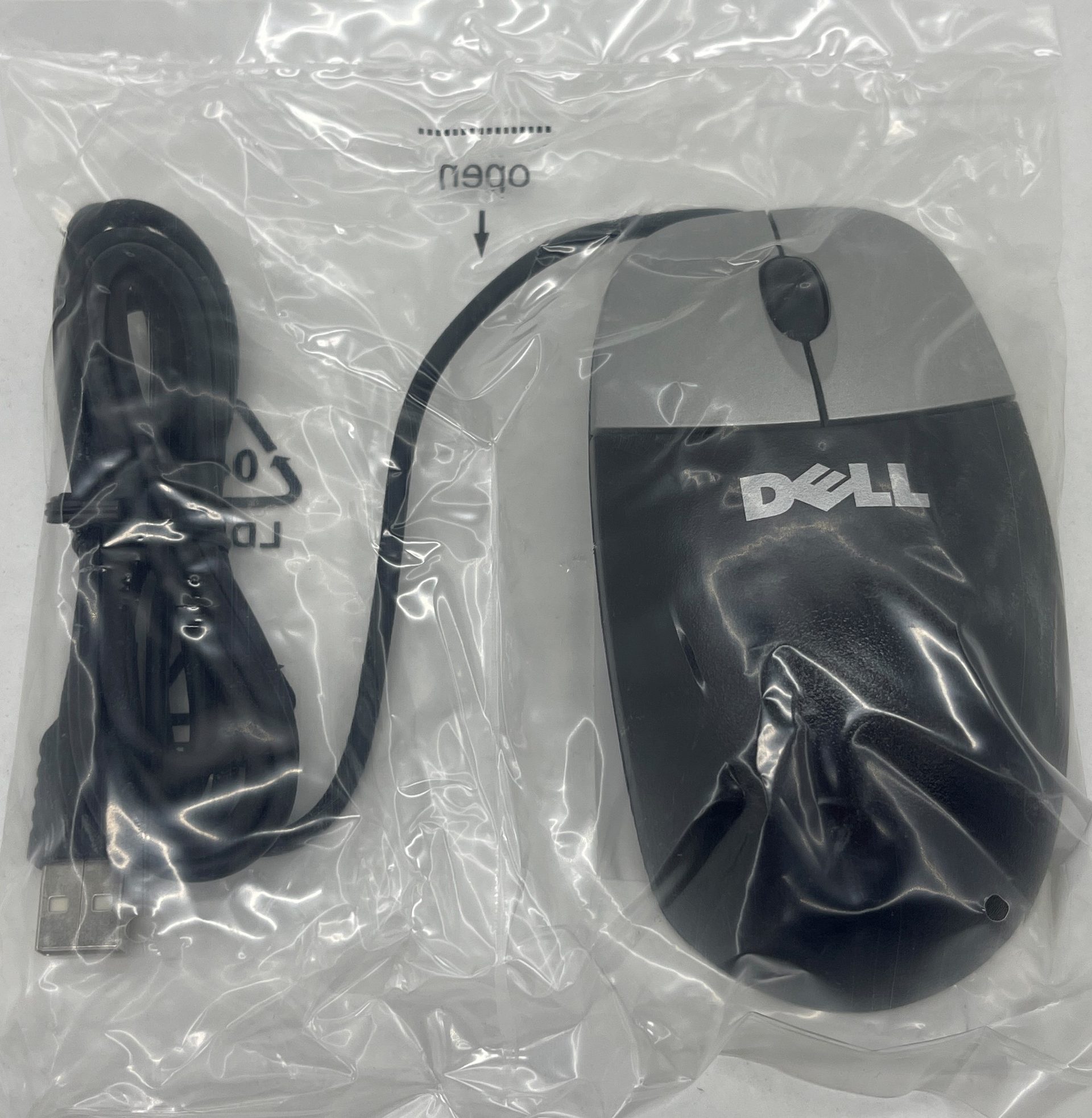 Dell USB Büro Maus Optisch mit 3 Tasten | Kabelgebunden | Neu & OVP | 0DJ301 | 234 (Bild 1 von 3)