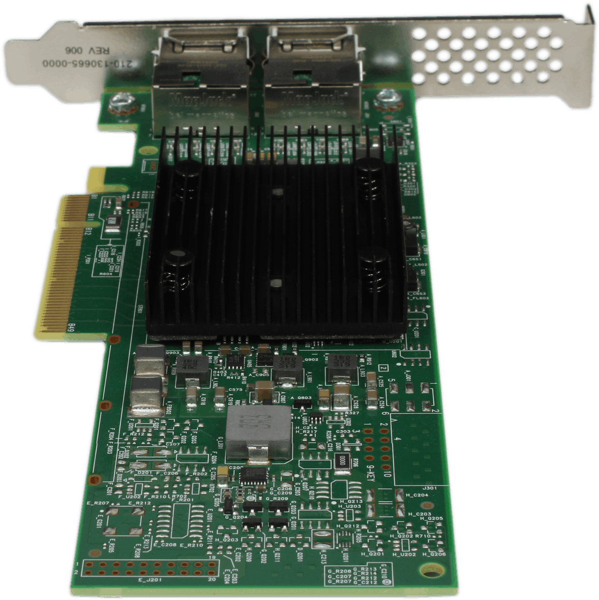 HPE BCM 57416 10GbE 2-Port Netzwerkkarte PCIe3 x8 FP - P26987-001 P26255-001 | 10248 — Rückansicht (Bild 4 von 5)