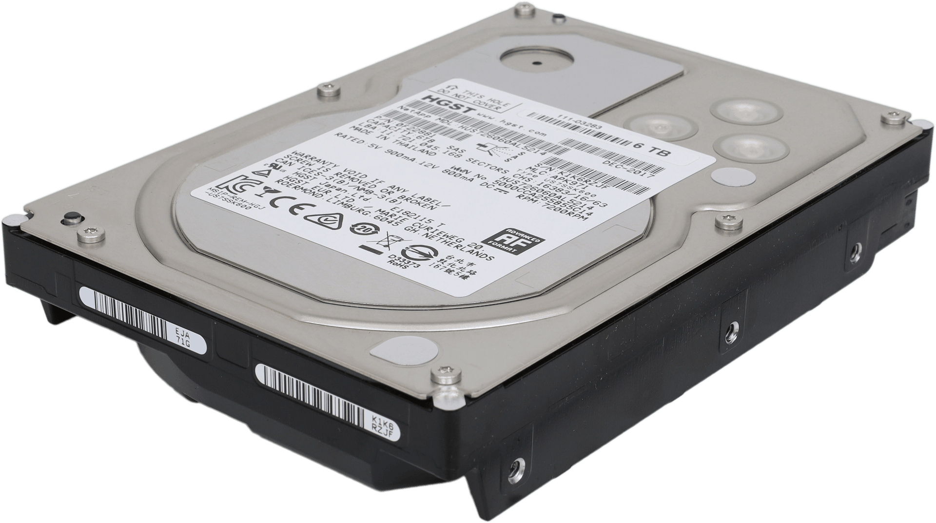 HGST 6TB 7,2K SAS 12Gbps Server HDD Festplatte - HUS726060AL5214 0F22881 | 11884 — Produktbild (Bild 1 von 5)
