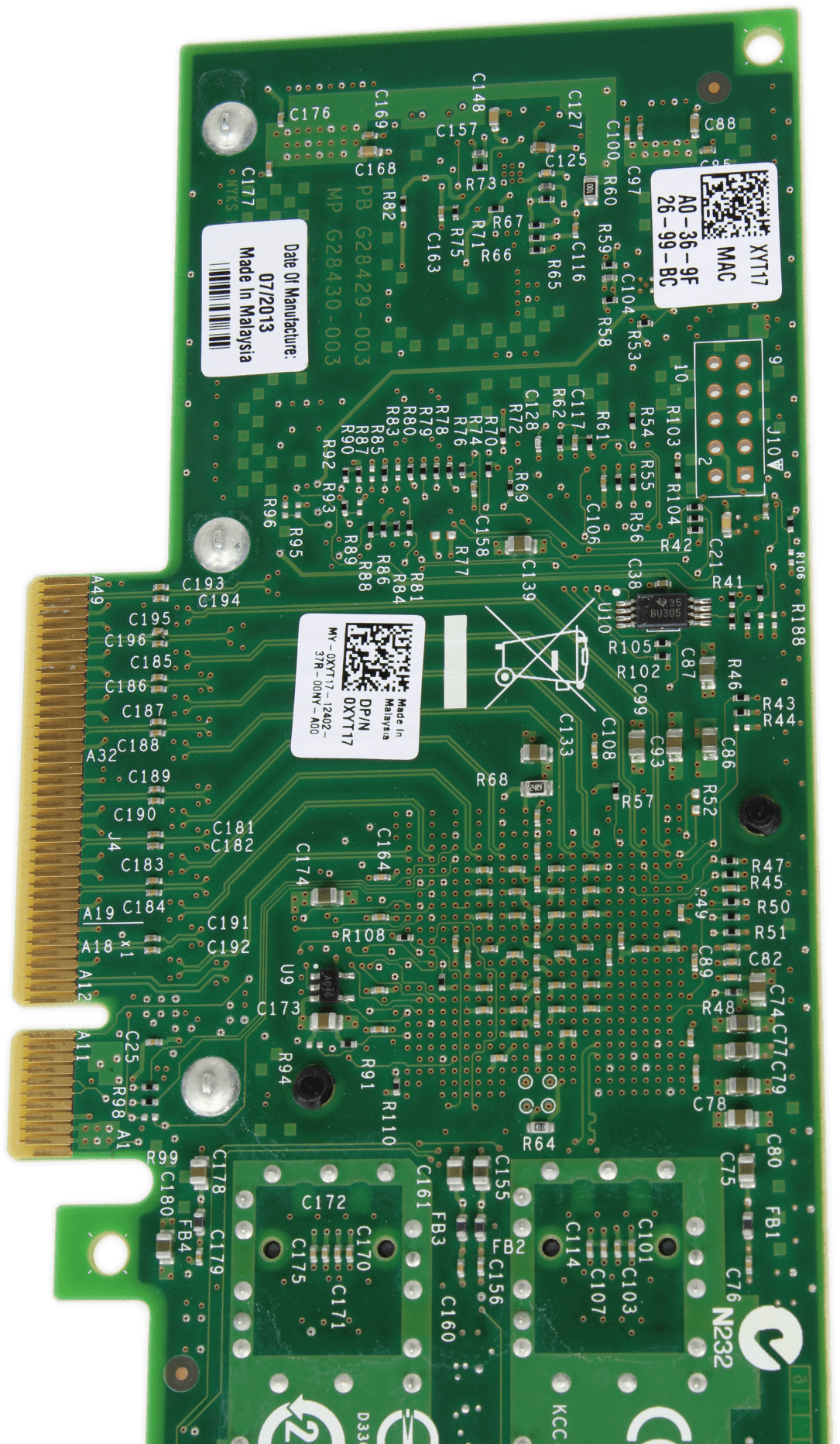 Dell Intel X520-DA2 - SFP+ 10GbE Dual-Port PCIe x8 Netzwerkkarte +GBIC 0XYT17 FP | 9710 (image 7 of 7)