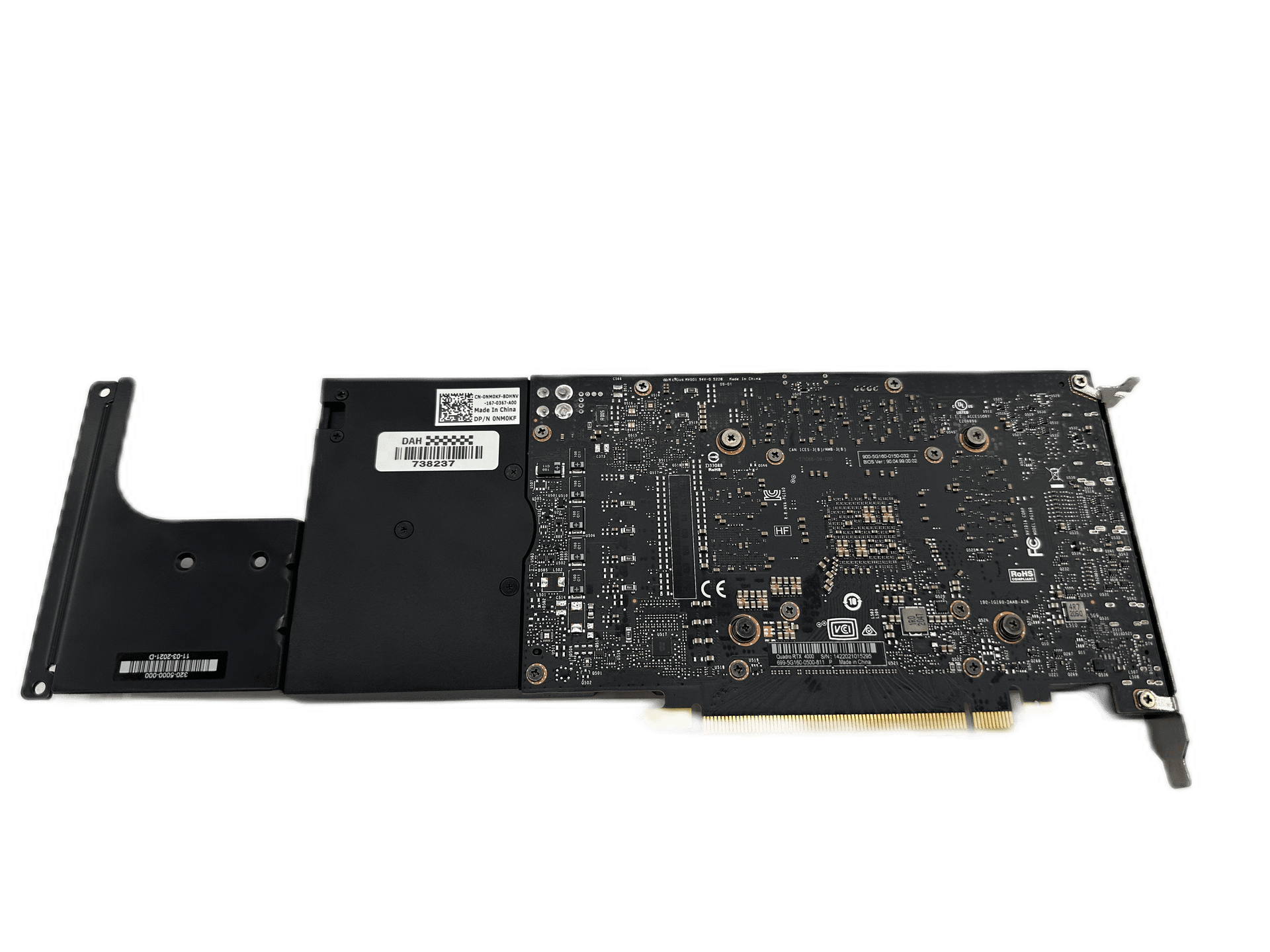 Nvidia Quadro RTX 4000 8GB GDDR6 CAD Server Workstation GPU 0NM0KF | 412 (Bild 5 von 5)