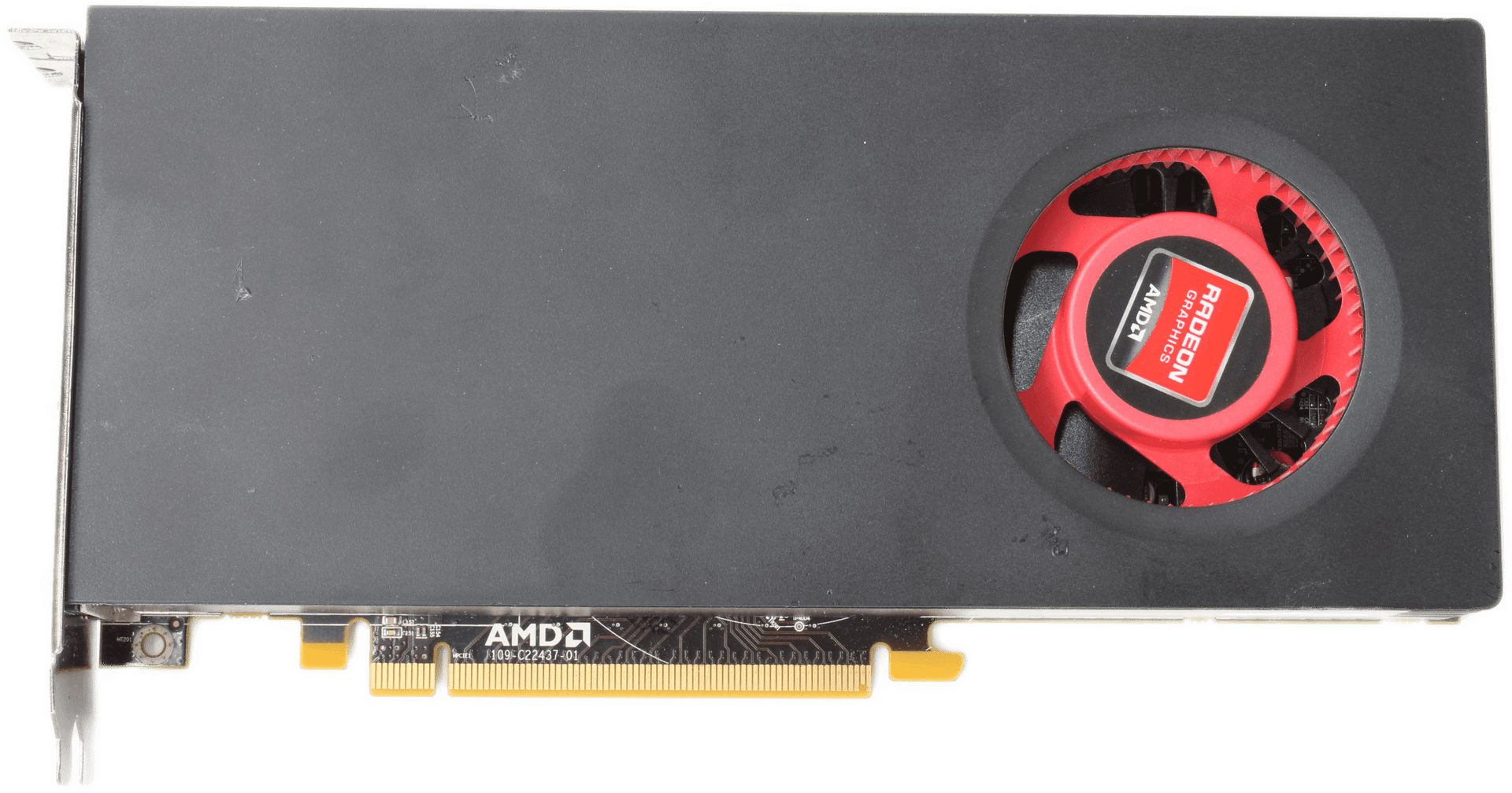 AMD Radeon HD 6850 Grafikkarte 1 GB GDDR5 2x DVI 2x DP Mini 1.1 1x HDMI 1.3a | 9996 — Draufsicht (Bild 5 von 7)