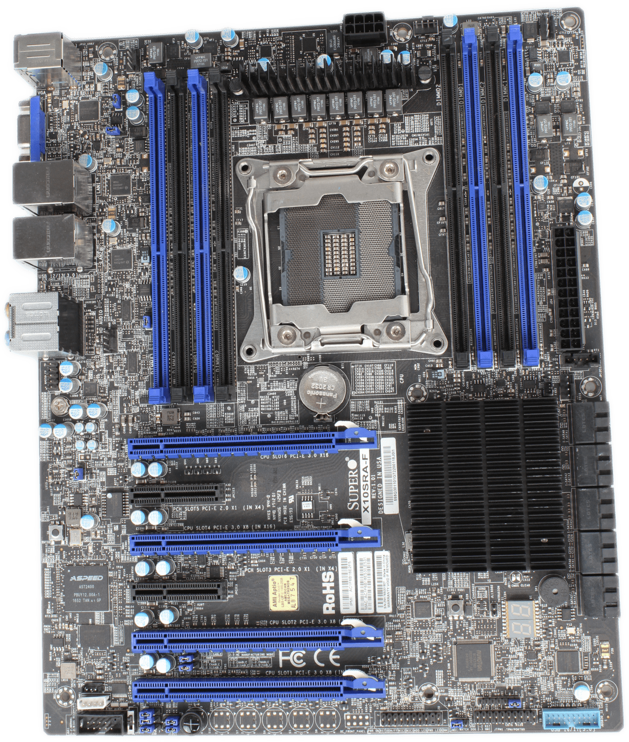 Supermicro X10SRA-F | Intel C612 | ATX Mainboard | LGA 2011-3 | 230 (Bild 1 von 6)