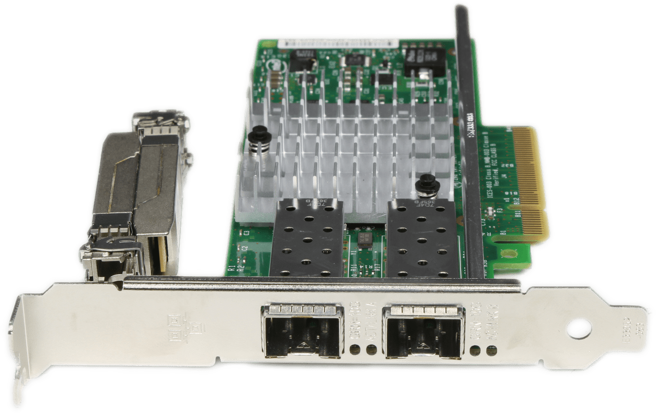 Dell Intel X520-DA2 - SFP+ 10GbE Dual-Port PCIe x8 Netzwerkkarte +GBIC 0XYT17 FP | 9710 (image 3 of 7)