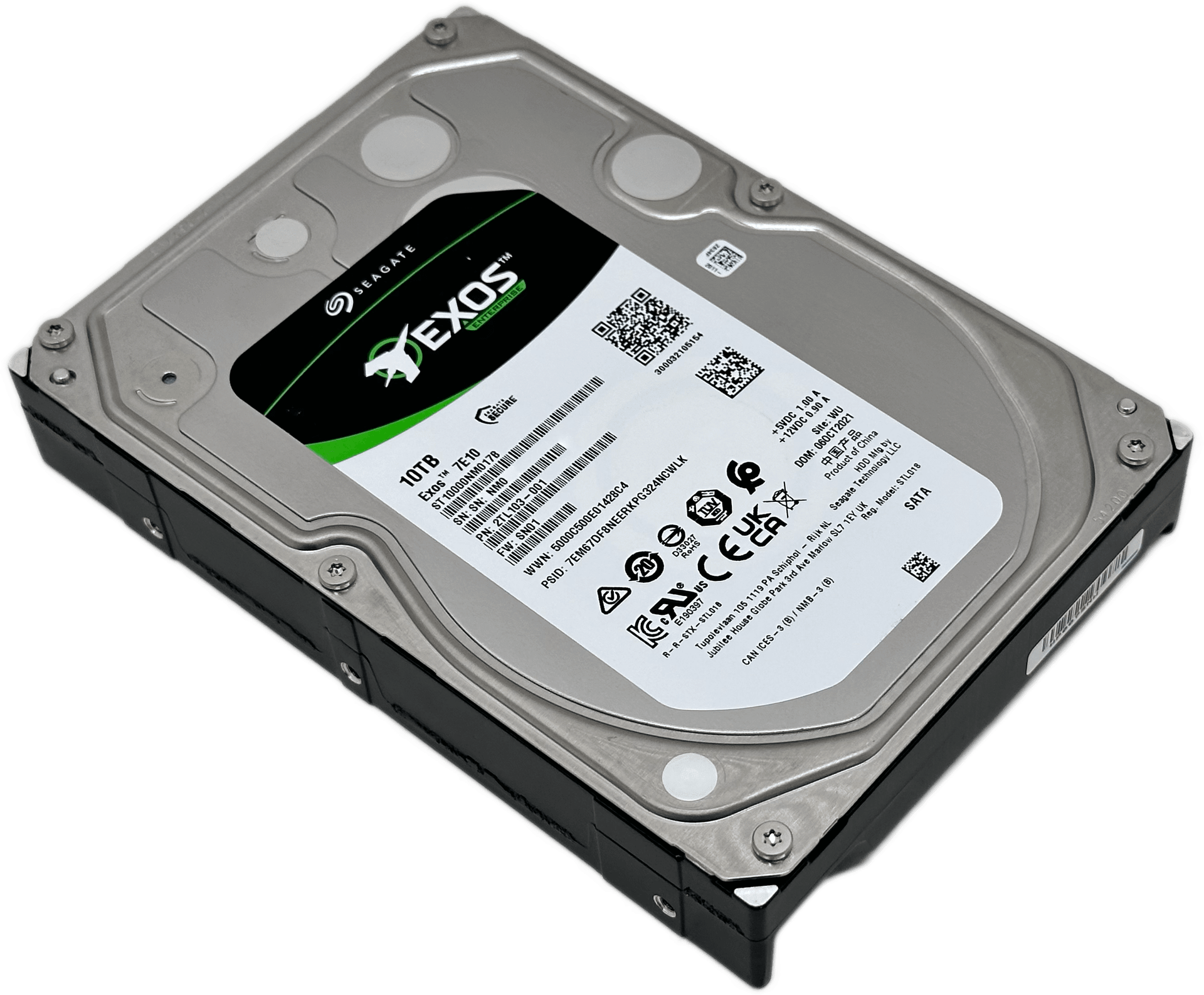 10TB Seagate Exos 7E10 Enterprise SATA Festplatte 256MB 7200RPM | ST10000NM017B | 9034 (Bild 6 von 6)