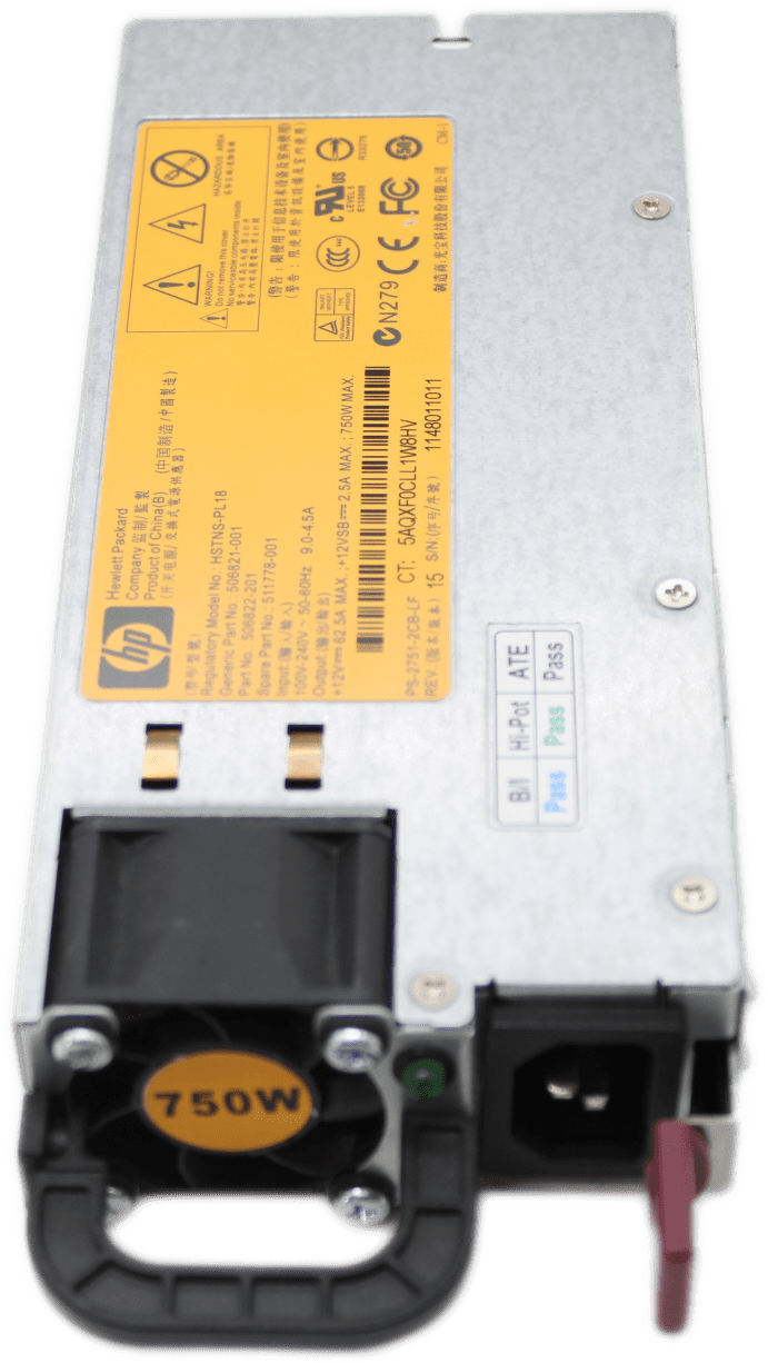 HP Power Supply Netzteil 750W | HSTNS-PL18 PS-2751-2CB-LF 511778-001 506821-001 | 8992 (Bild 5 von 7)