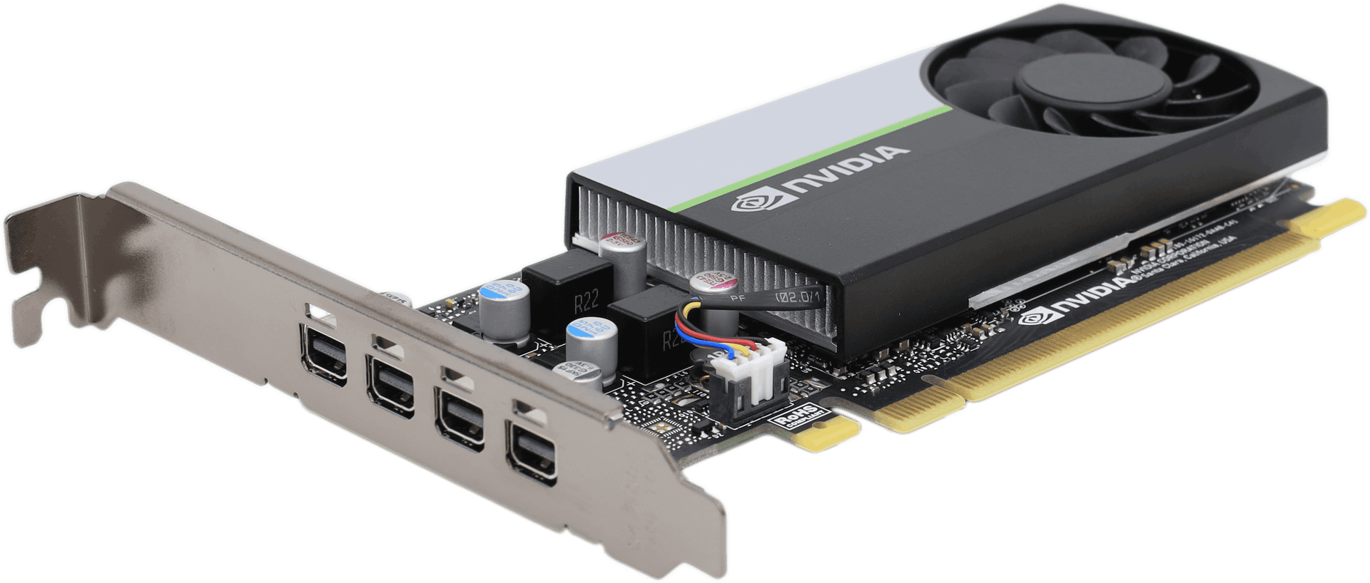 Nvidia HP T1000 - 8GB GDDR6 PCIe3x16 896 CUDA 50W 4x mDP - N02454-001 N02796-001 | 10543 (Bild 6 von 6)