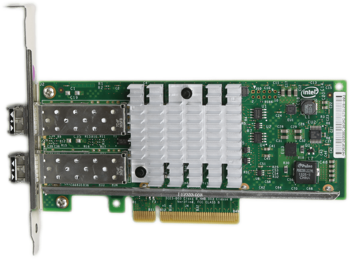 Dell Intel X520-DA2 - SFP+ 10GbE Dual-Port PCIe x8 Netzwerkkarte +GBIC 0XYT17 FP | 9710 (image 5 of 7)
