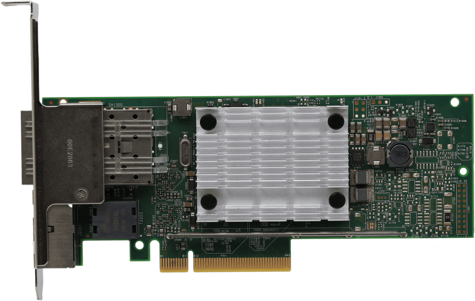 IBM BC0210402-01 Quad Port 2x10Gb SFP 2x 1GbE RJ45 Adapter FP - 00E2719 00E2715 | 10376 — Draufsicht (Bild 5 von 6)