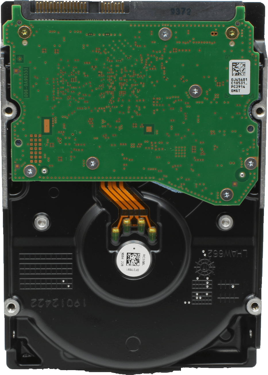 Lenovo WD 10TB 7,2K SAS 12Gbps Server HDD Festplatte HUH721010AL5204 4XB7A14102 | 10315 — Unterseite (Bild 4 von 5)