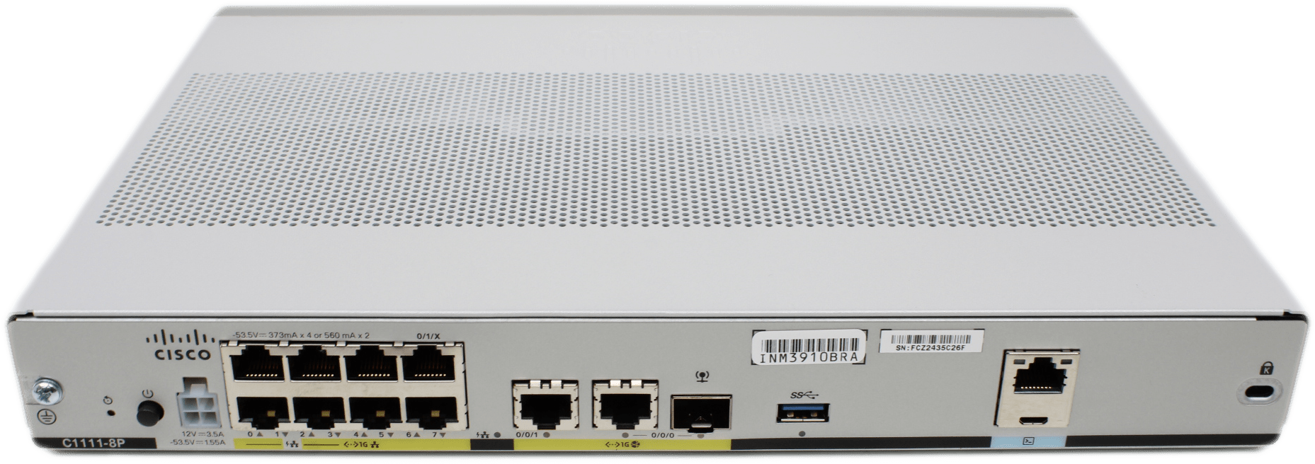 Cisco C1111-8P Integrated Services Router | 8-Ports Dual GE WAN Ethernet | + PSU | 9593 (Bild 2 von 6)