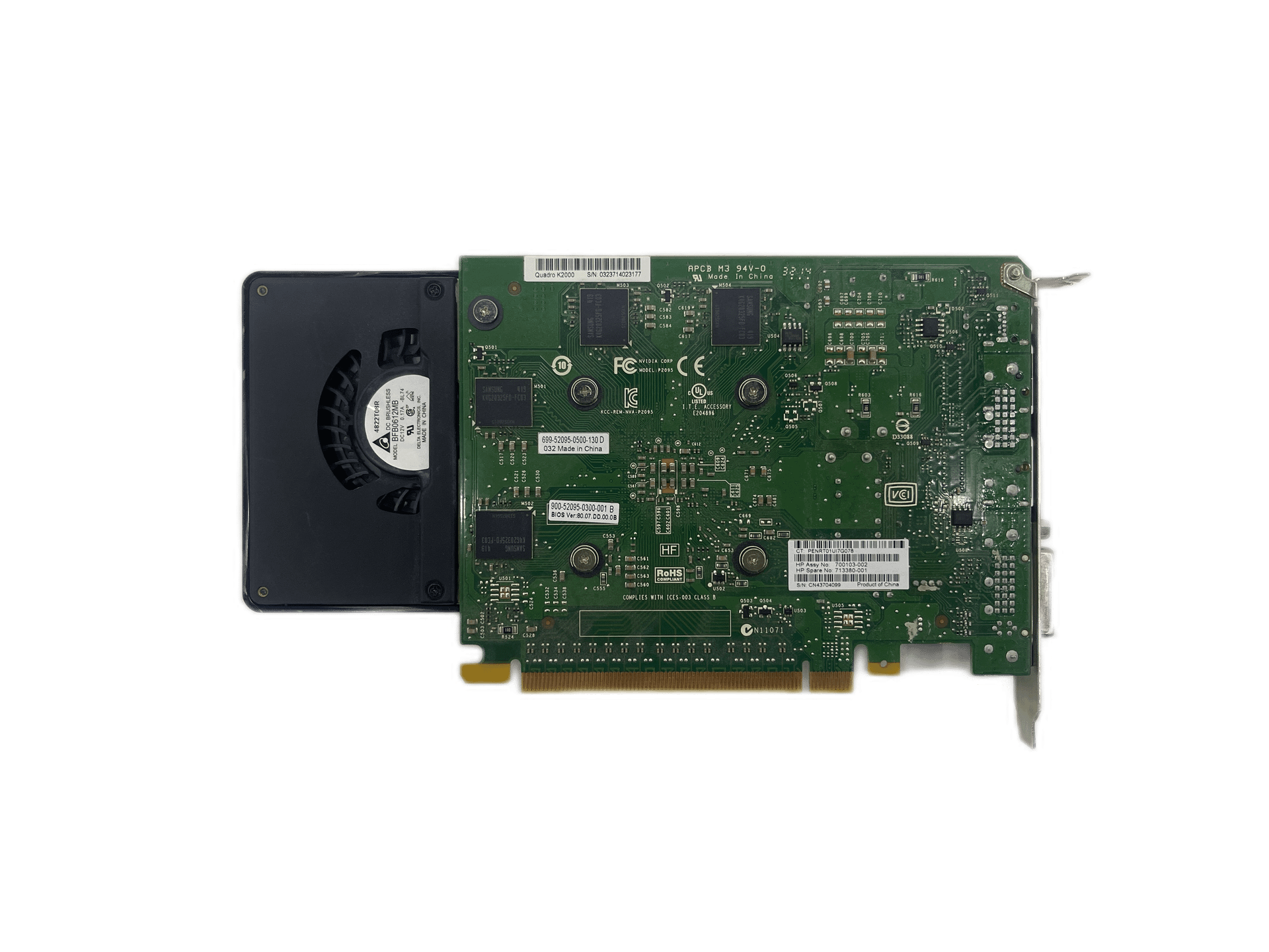 Nvidia HP Quadro K2000 2GB GDDR5 2xDisplayPort 1x DVI-I High Profile | 172 (image 2 of 6)