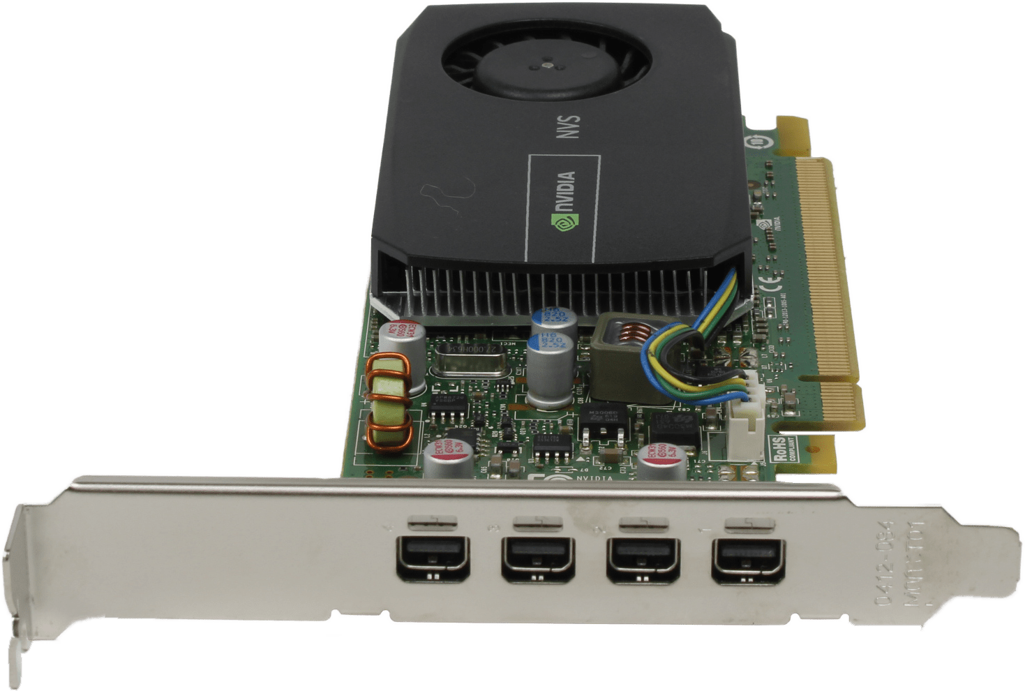 Nvidia Dell NVS 510 - 2GB DDR3 - 35 W - 4xMini DisplayPort Full Profile - 09NPC8 | 10129 — Anschlüsse (Bild 4 von 5)
