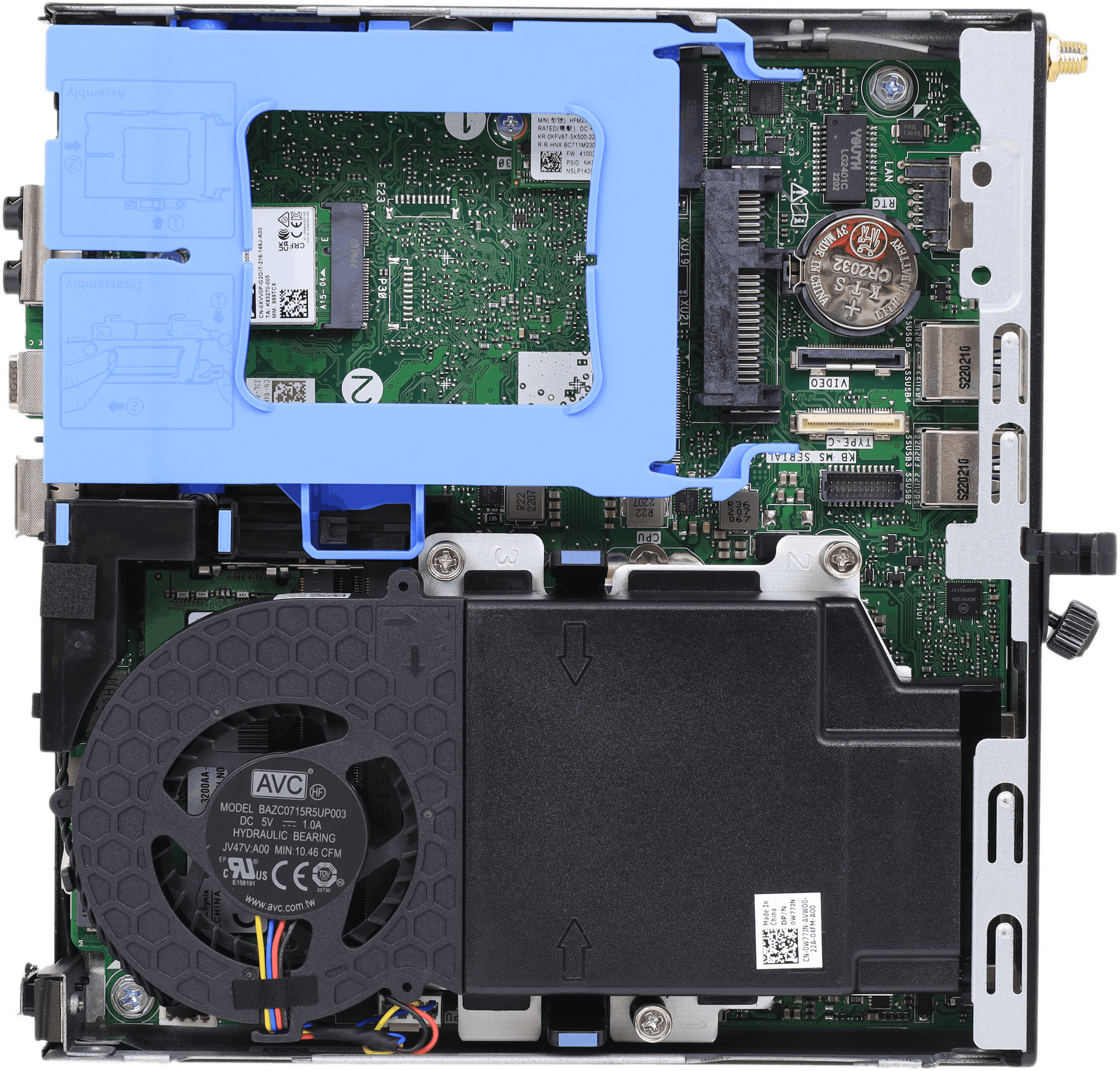 Dell OptiPlex 5090 Micro PC - Intel i5-10600T 8GB DDR4 256GB M.2 NVMe WiFi + PSU | 10606 (Bild 5 von 6)