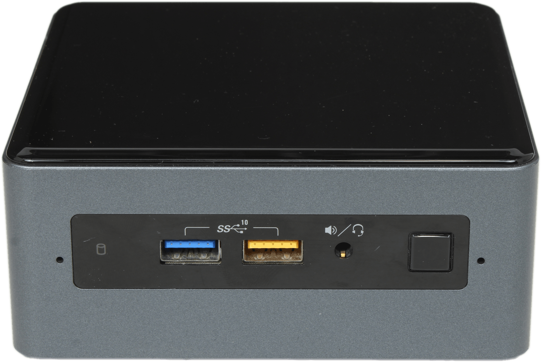 Intel NUC Mini PC - Intel i3-8109U 8GB DDR4 120GB SSD TB3 WiFi + PSU NUC8i3BEH | 10208 — Vorderansicht (Bild 2 von 5)