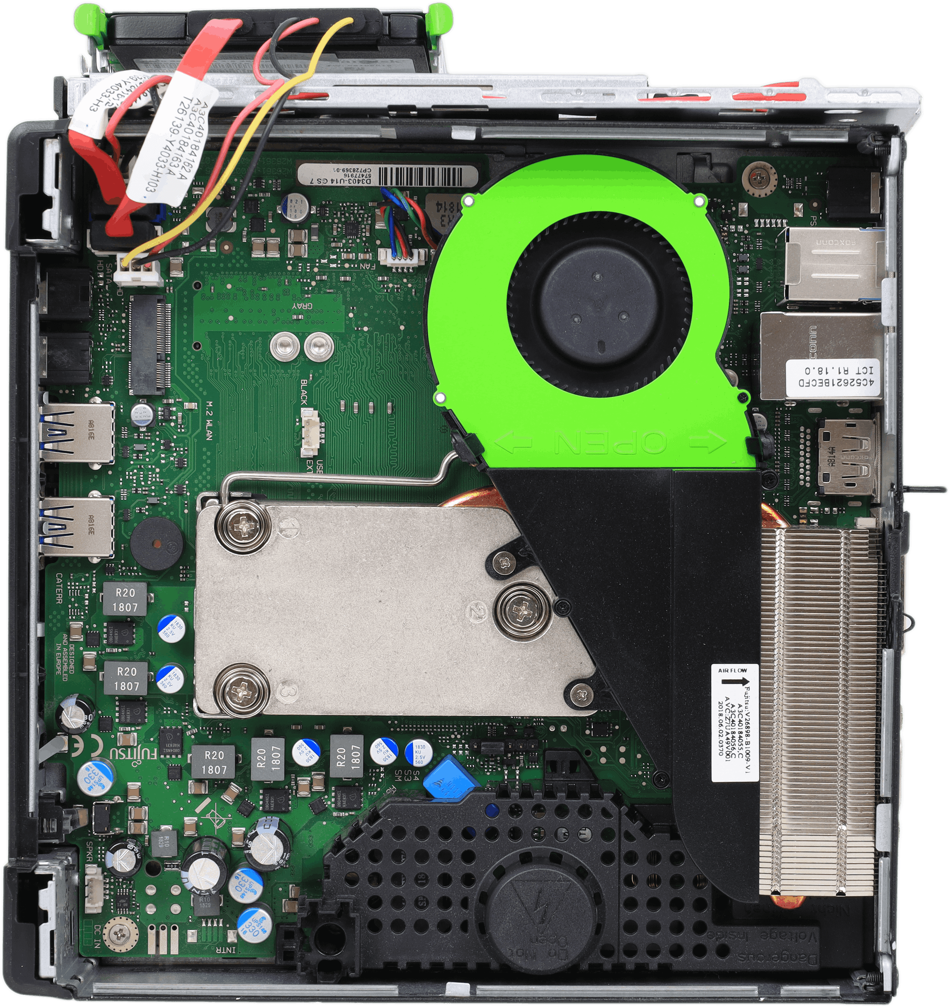 Fujitsu Esprimo Q556/2 Mini PC - Intel i5-7500T 16GB DDR4 256GB 2,5" SSD - Win10 | 538 (Bild 6 von 6)