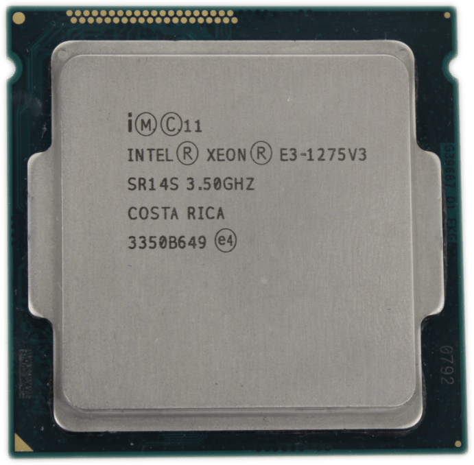 Intel Xeon E3-1275 V3 3.5GHz 4 Core 8 Thread FCLGA1150 TDP 84W 8MB Cache SR14S | 9447 (Bild 2 von 6)