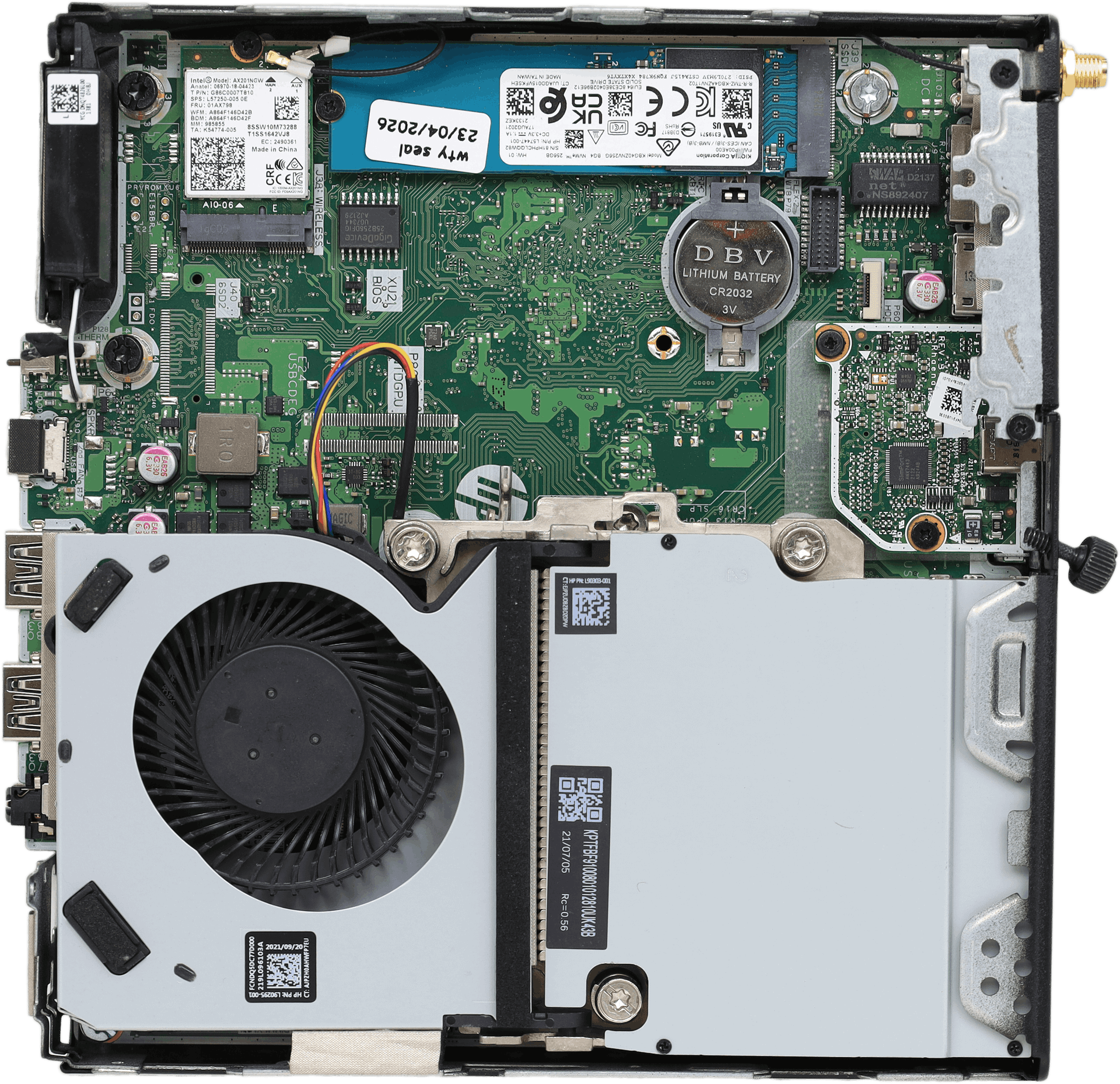 HP ProDesk 400 G6 Mini PC - Intel i5-10500T 8GB DDR4 256GB NVMe Win11 + Netzteil | 10359 — Übersicht (Bild 5 von 6)