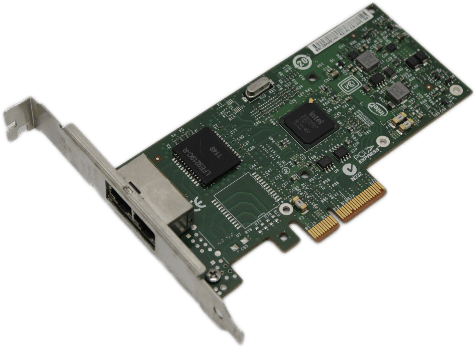 Intel | i340-T2 Netzwerkkarte 2-Port PCIe x4 Gigabit Ethernet Adapter | 49Y4232 | 9324 (Bild 1 von 6)