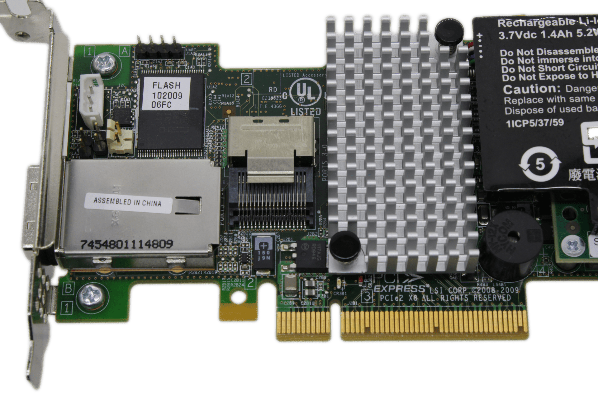 LSI | MR SAS 9280-4i4e | 6G RAID SAS/SATA Controller PCIe + BBU L3-25305-02A | 9337 (Bild 1 von 8)
