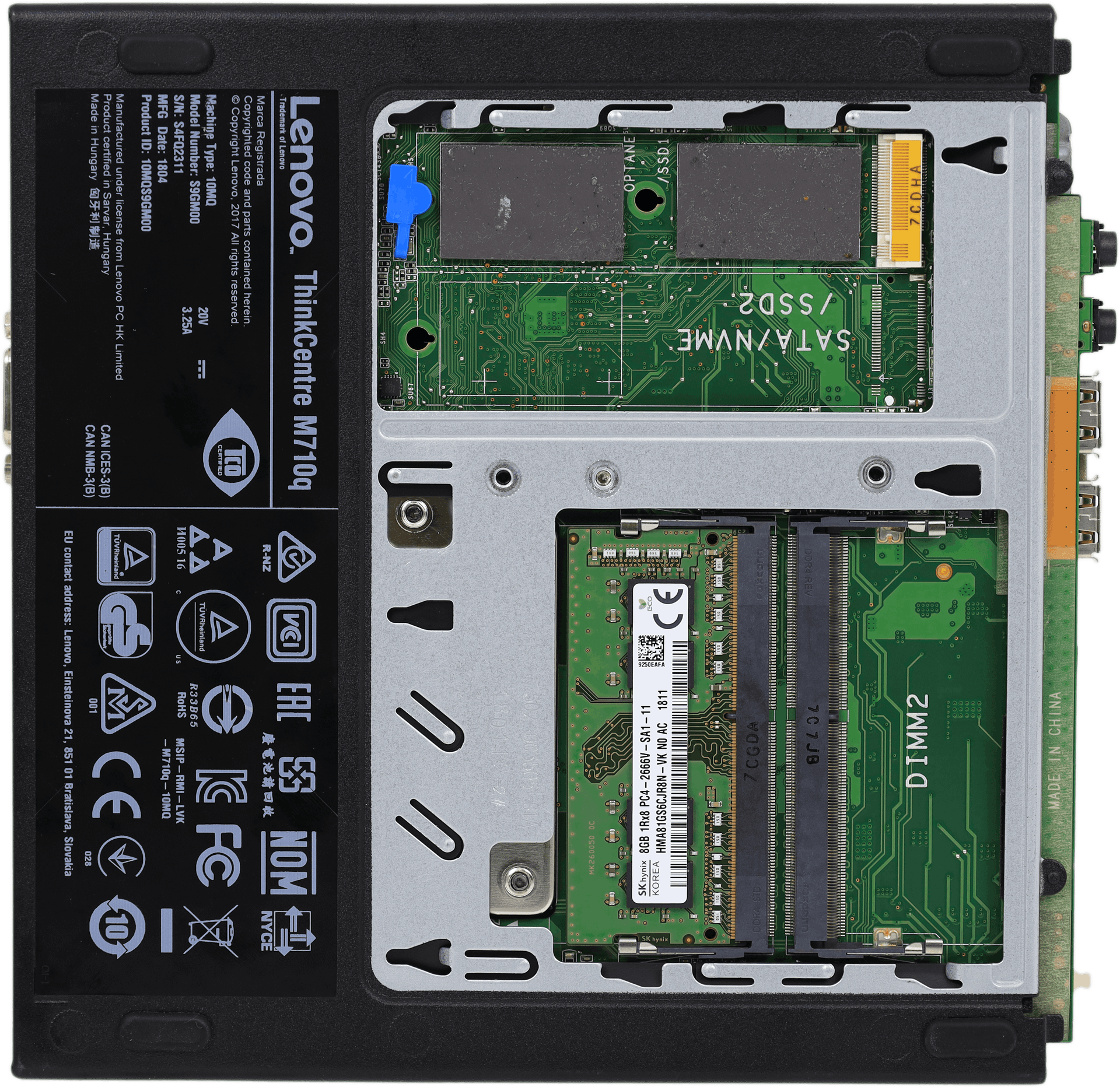 Lenovo ThinkCentre M710q Mini PC Intel i3-6100T 8GB DDR4 128GB SSD Win10 + PSU | 613 (image 6 of 6)
