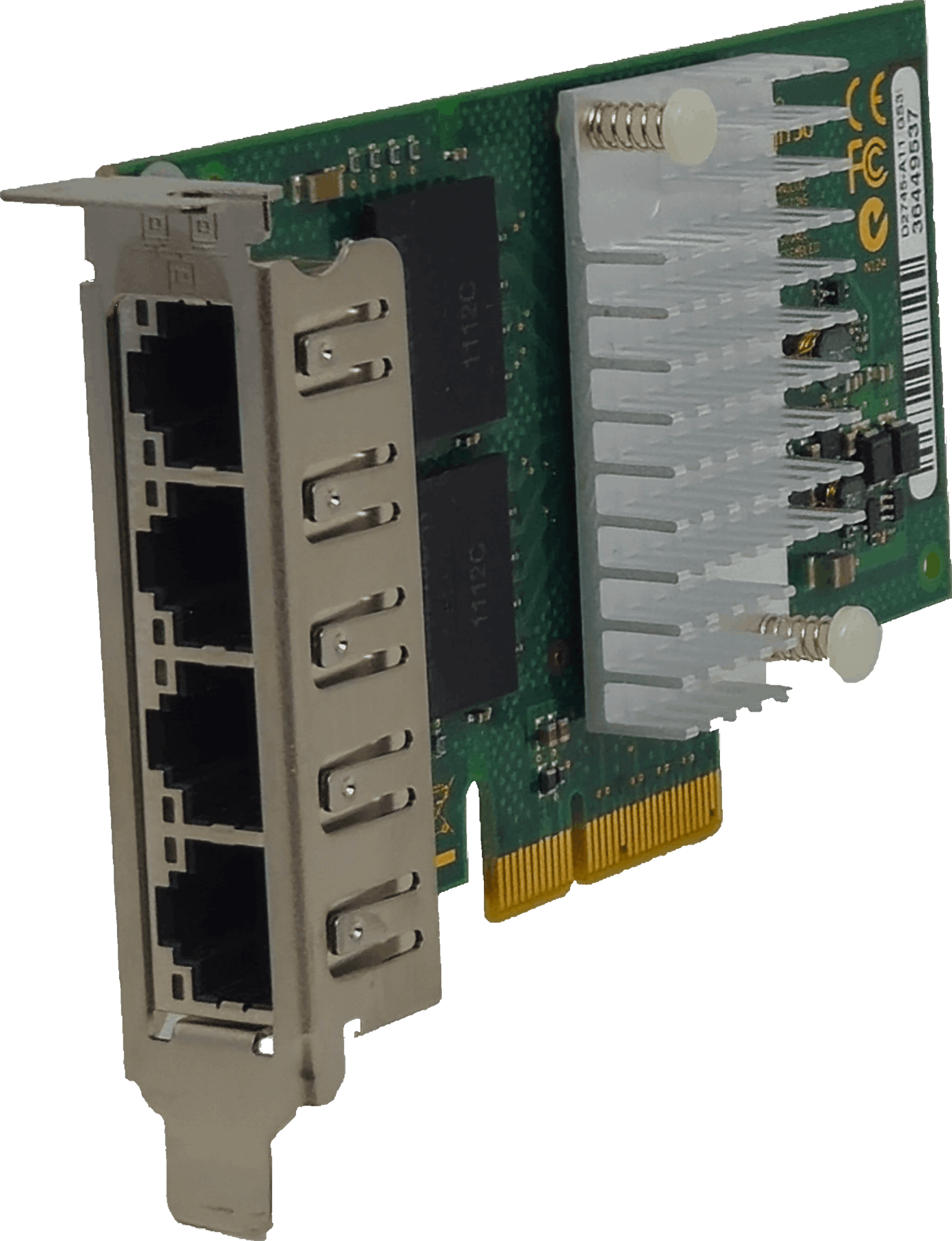 Fujitsu Quad Port PCIe x4 1Gbps RJ-45 Netzwerk Adapter D2745-A11 GS3 LP | 10328 — Produktbild (Bild 1 von 6)
