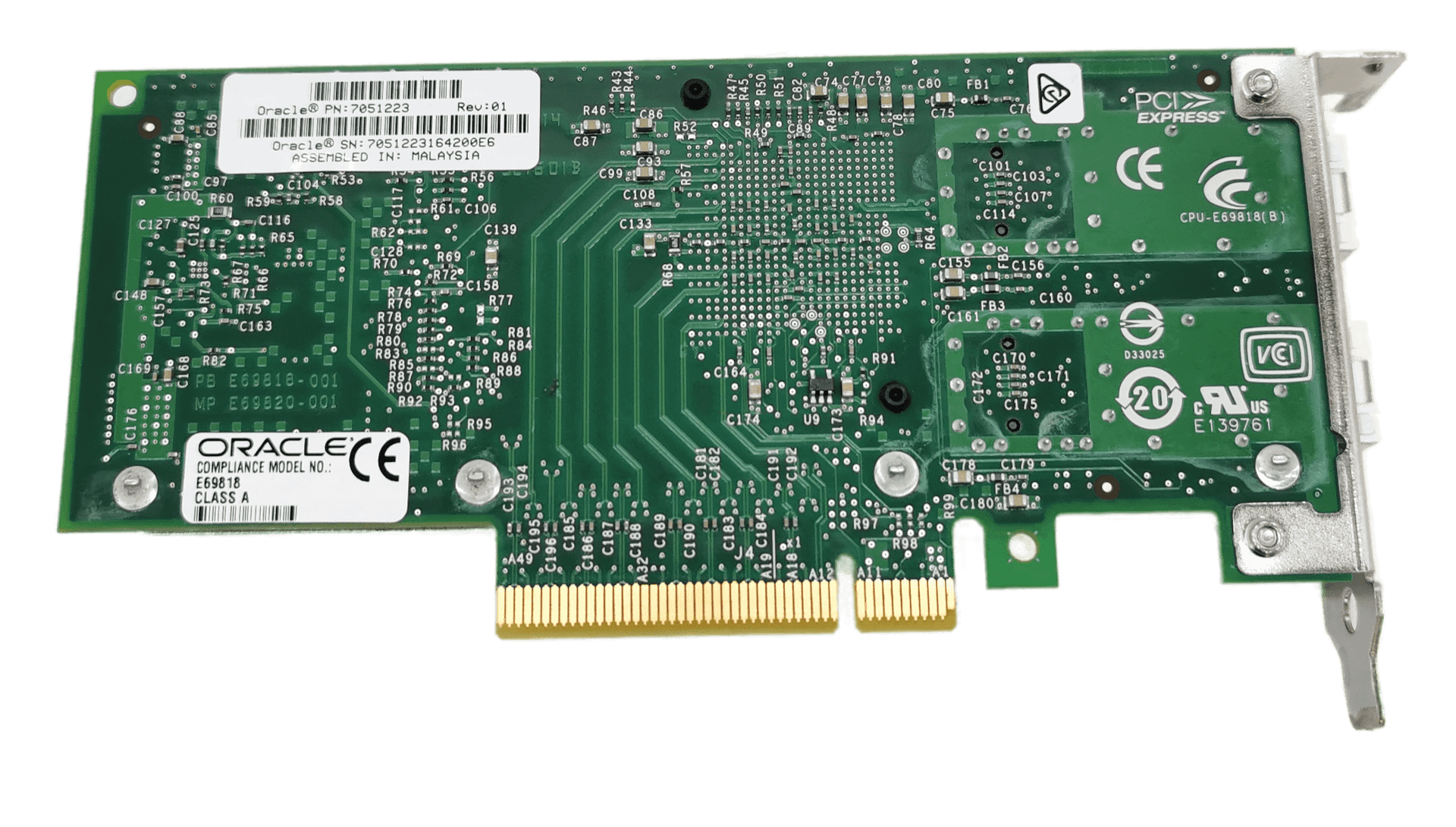 Oracle Intel X520-DA2 10G Dual-Port Ethernetadapter - Low Profile - 7051223 | 402 (image 3 of 3)