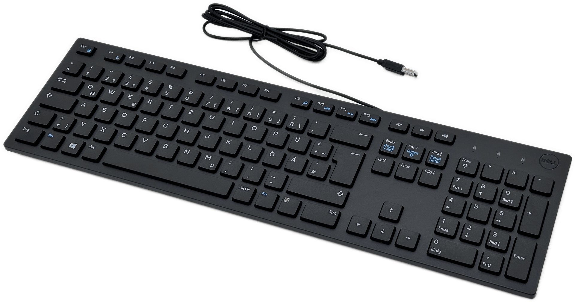 Kopie von DELL Tastatur Schwarz/Black - QWERTZ - USB PC Notebooks - KB216-BK-GER - Neu/OVP #1 | 9352 (Bild 5 von 6)