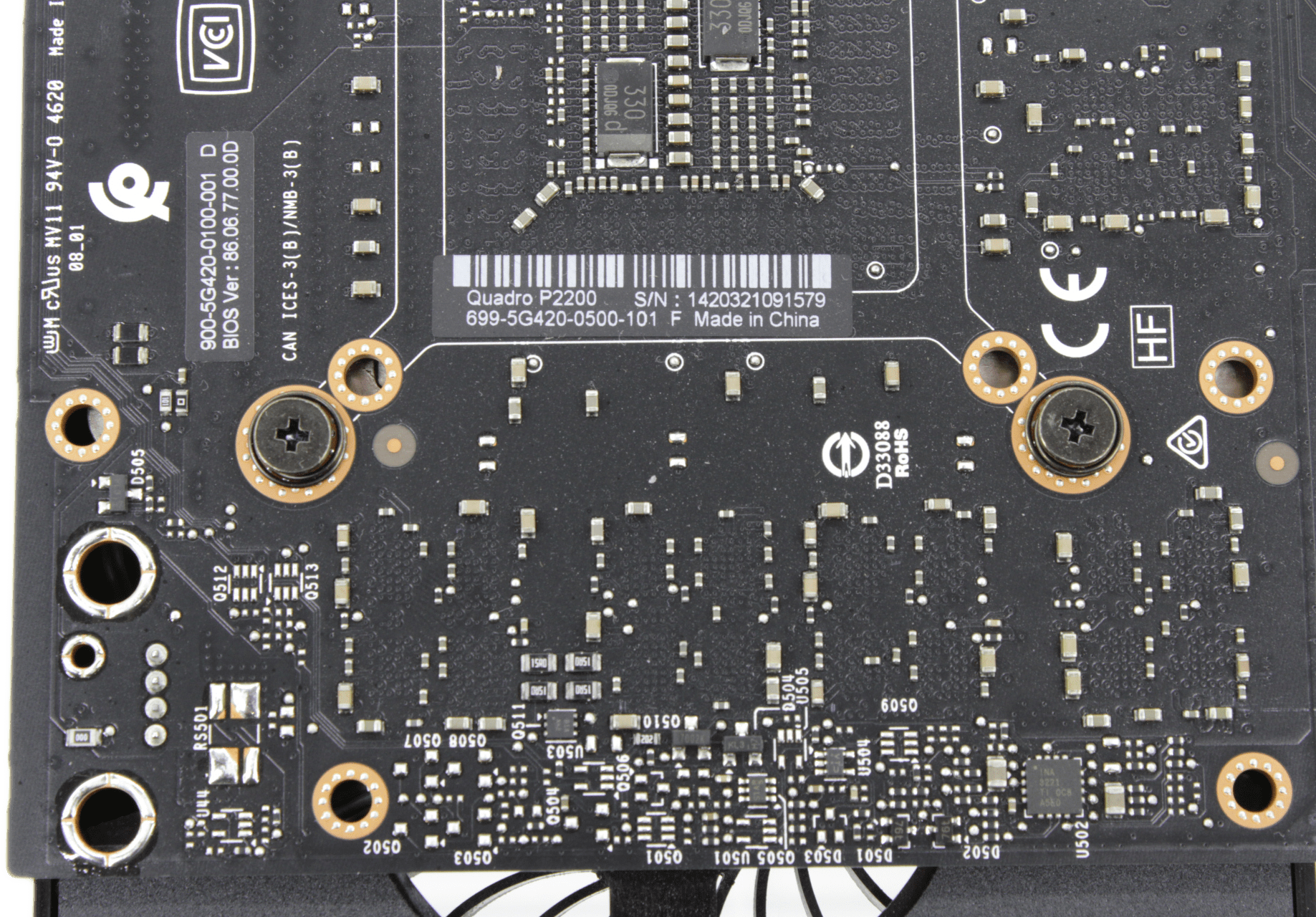 Nvidia Dell Quadro P2200 5GB GDDR5X PCIe3x16 4x DP 1.4 02G8WC 699-5G420-0500-101 | 9516 (Bild 7 von 7)