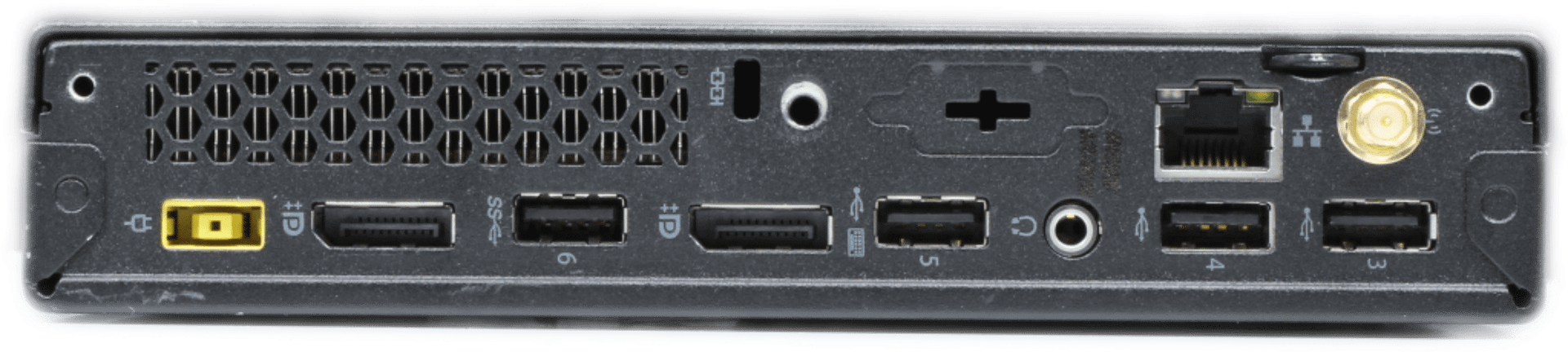 Lenovo ThinkCentre M715q - AMD A6-8570E 8GB DDR4 ohne SSD inkl. Lizenz + PSU | 9844 (Bild 4 von 6)