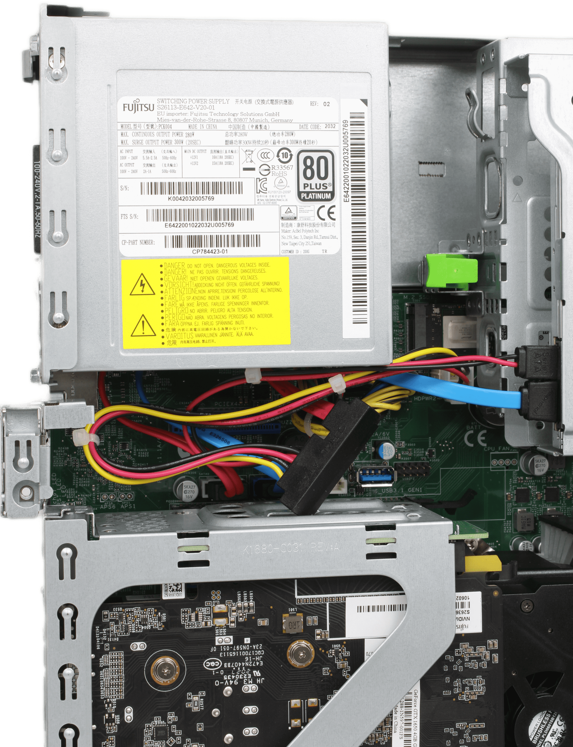 Fujitsu Esprimo D9010 PC Intel i7-10700 GTX 1650 - 16GB DDR4 256 GB NVMe + Win11 | 10104 (Bild 7 von 8)