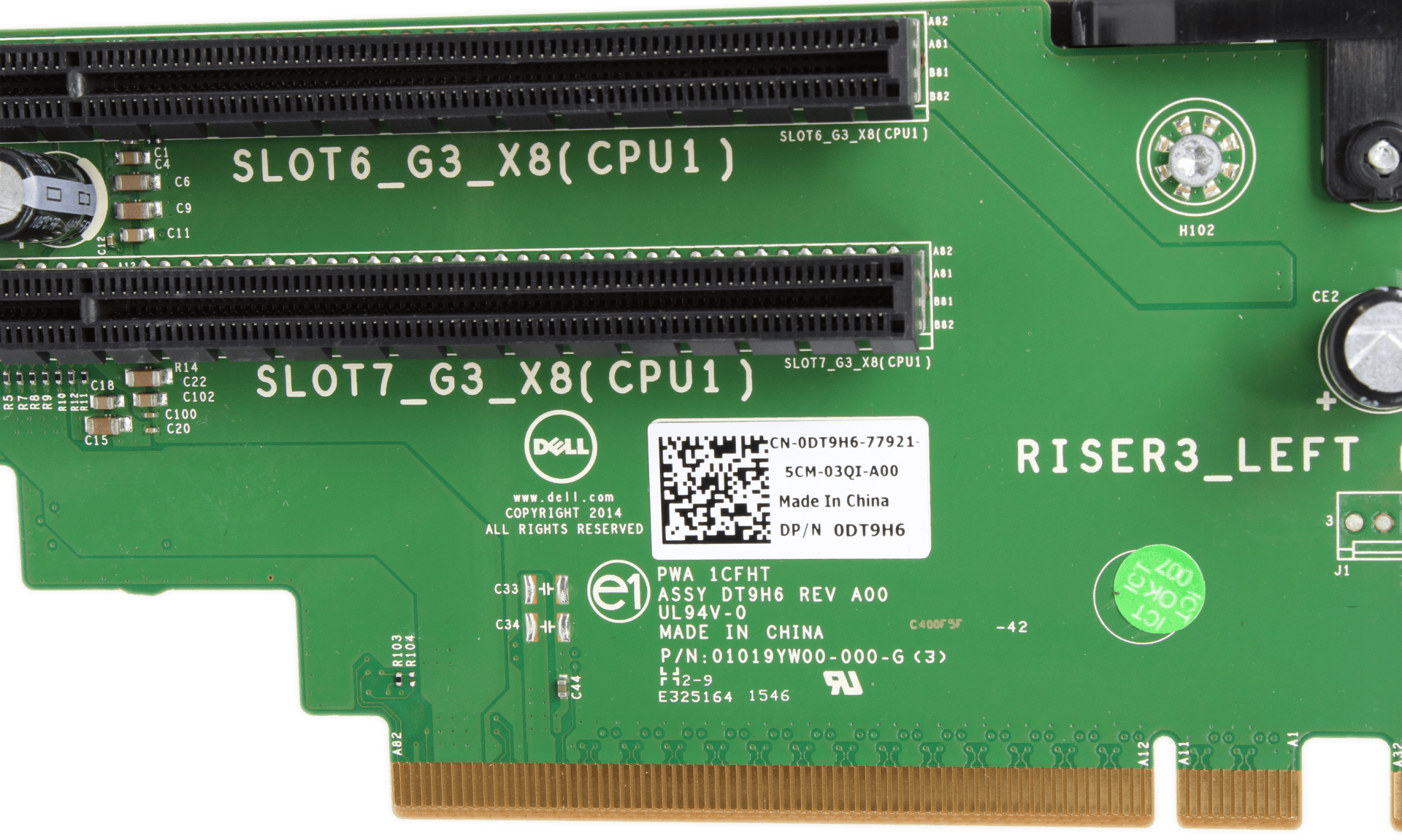 Dell - Riser Board 2x PCIe3.0 x8 für PowerEdge R730 R730xd Server - 0DT9H6 | 9692 (Bild 4 von 6)