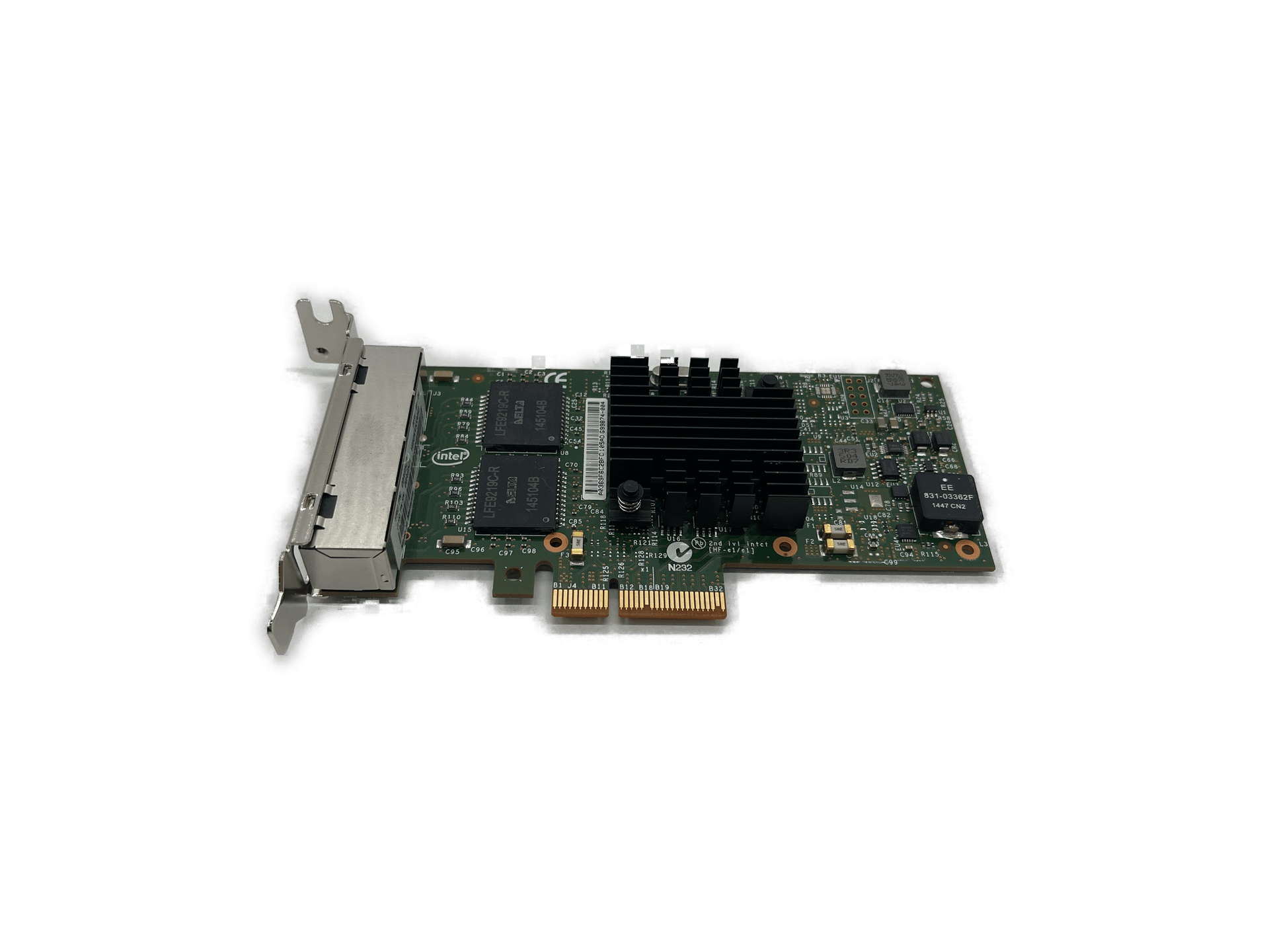 Kopie von Intel Lenovo I350-T4 Quad Port GbE Adapter Netzwerkkarte 00AG522 LP #1 | 654 (Bild 1 von 3)