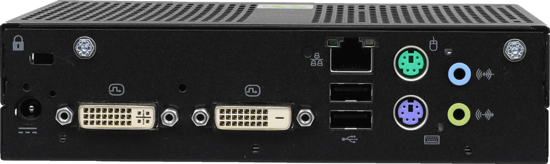 Fujitsu Futro S520 ThinClient - AMD GX-212ZC - TDP 6W - 4GB DDR3 No SSD +PSU | 10404 — Rückansicht (Bild 3 von 6)
