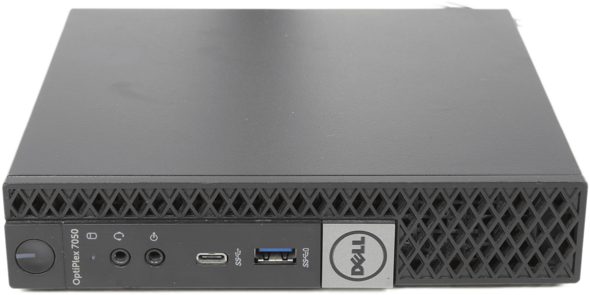 Dell OptiPlex 7050 Mini PC - Intel i5-7500 8GB DDR4 256 GB SSD Windows 10 no PSU | 10100 — Anschlüsse (Bild 3 von 6)