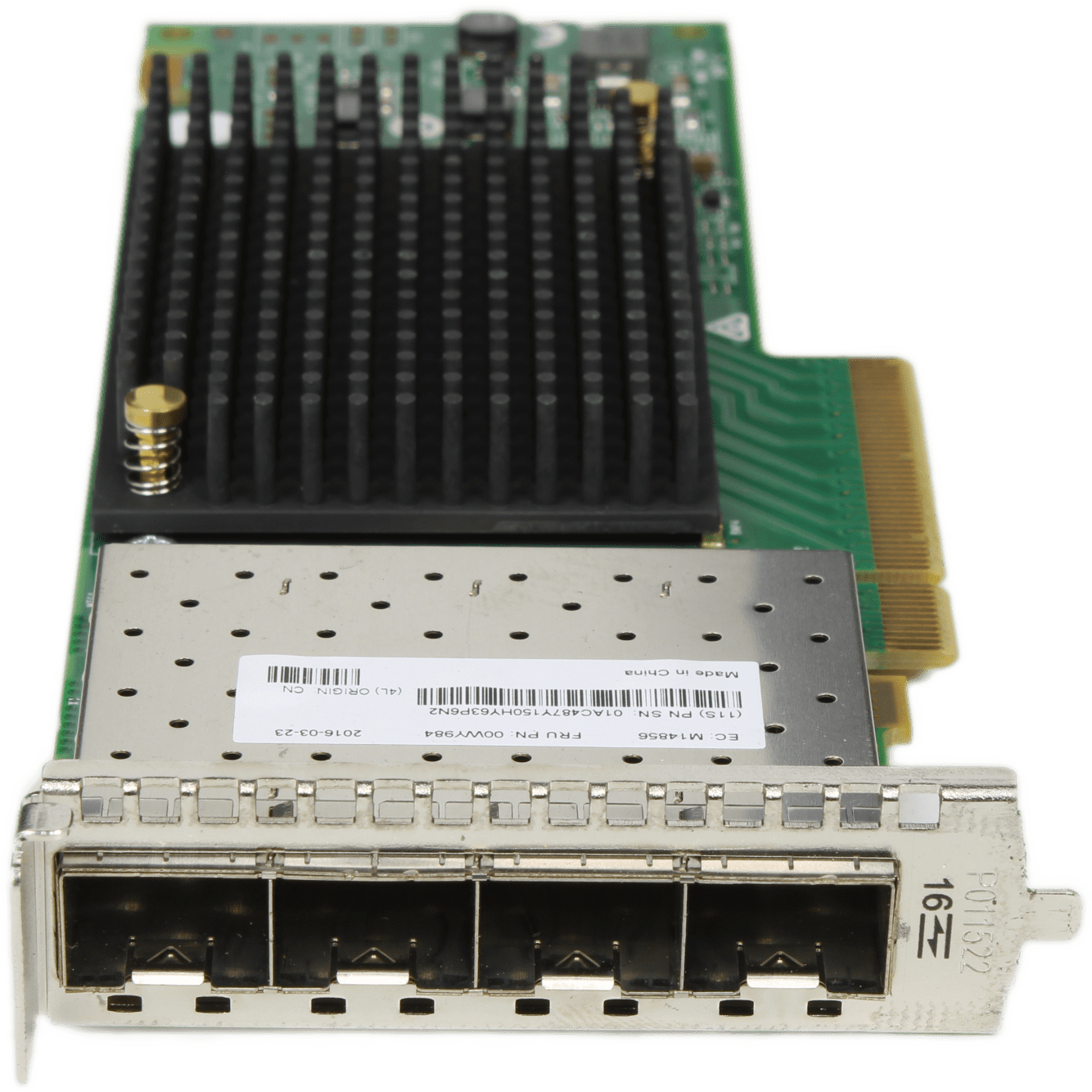 IBM Quad Port 16G SFP+ FC PCIe x8 Netzwerkkarte 00WY984 Low Profile ohne Module | 10018 — Übersicht (Bild 3 von 6)