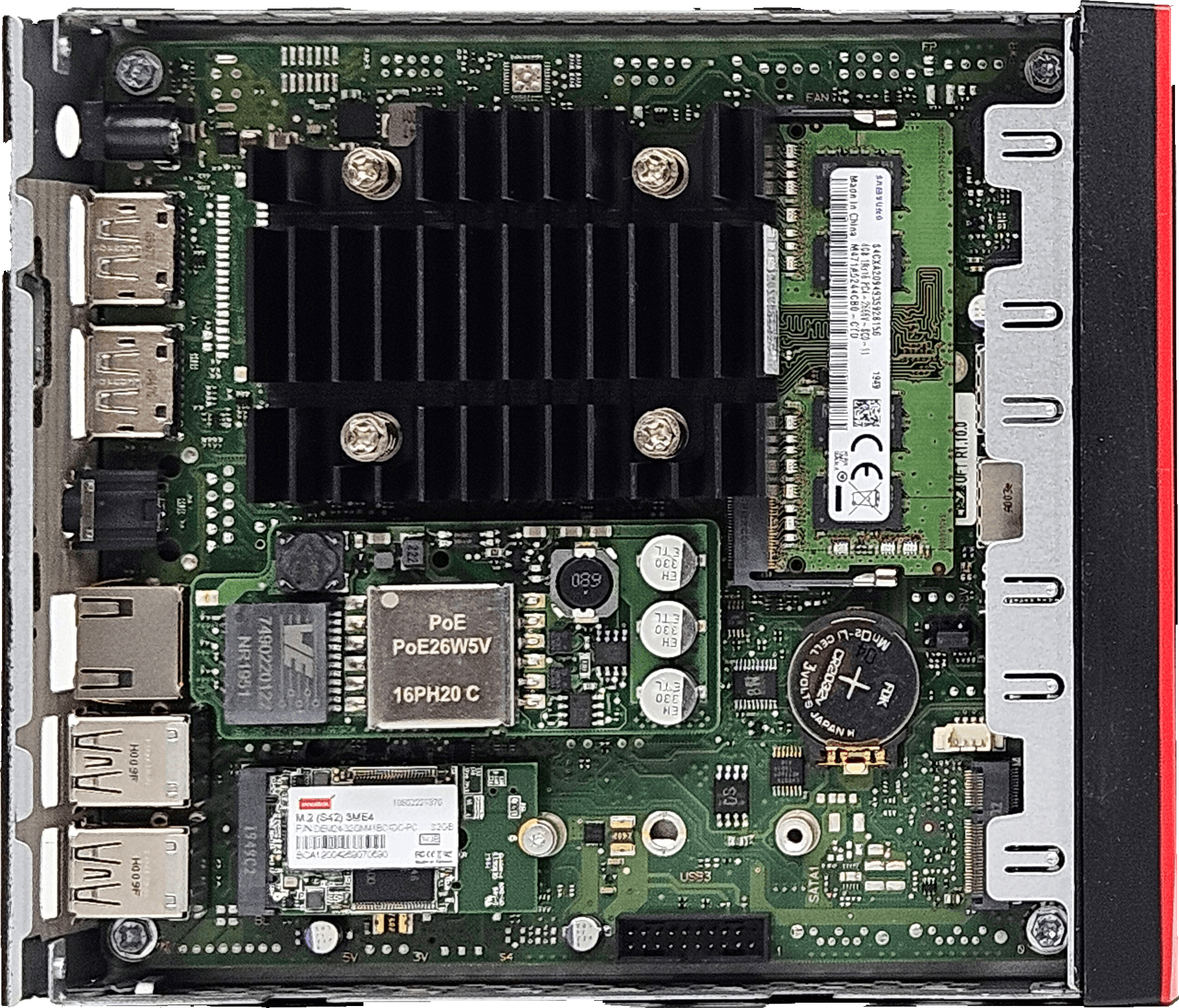 Fujitsu Futro S540 ThinClient - Intel Celeron J4005 - 4GB DDR4 RAM 32GB M.2 +PSU | 10339 — Übersicht (Bild 6 von 7)