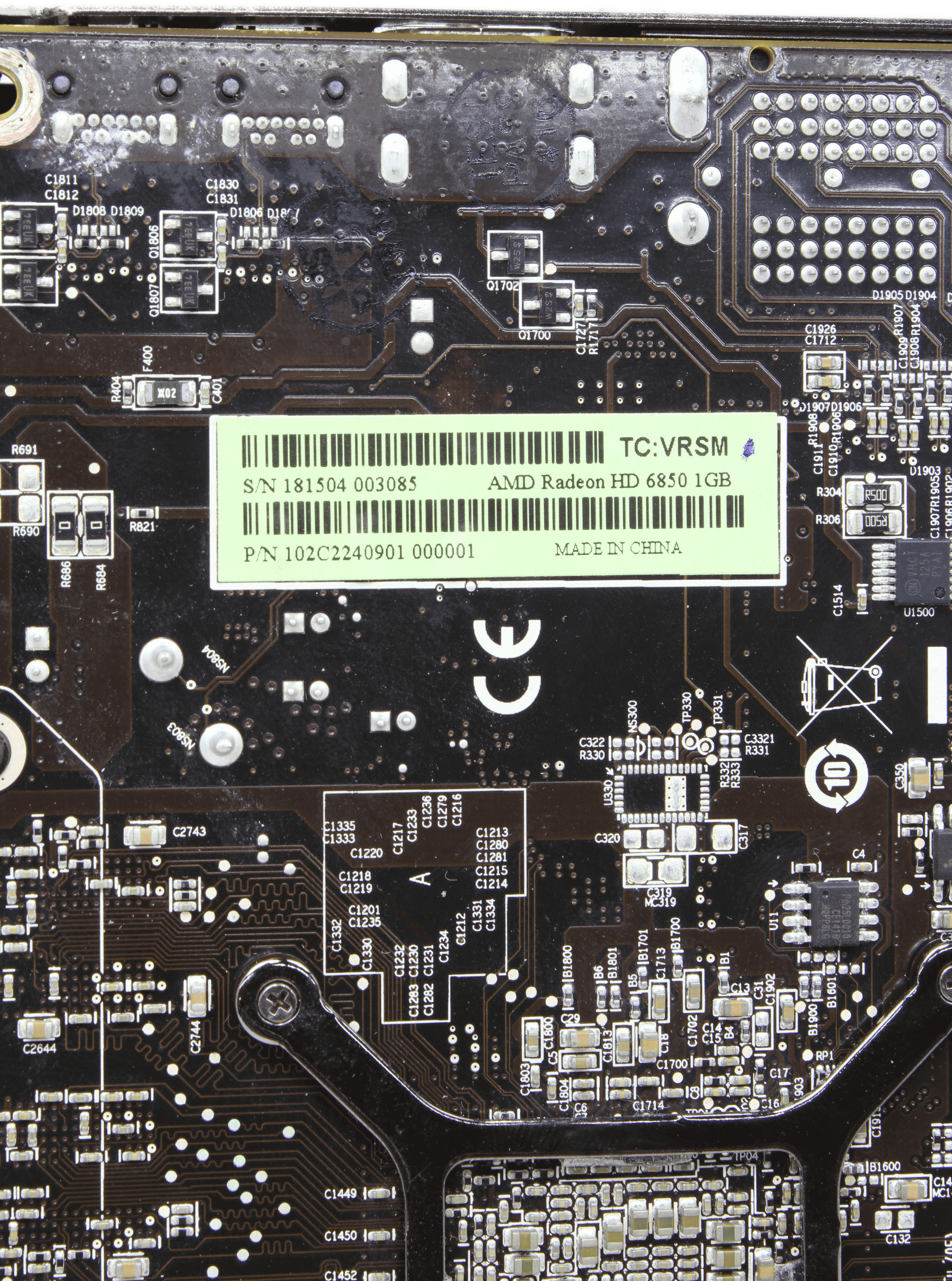 AMD Radeon HD 6850 Grafikkarte 1 GB GDDR5 2x DVI 2x DP Mini 1.1 1x HDMI 1.3a | 9996 (Bild 7 von 7)