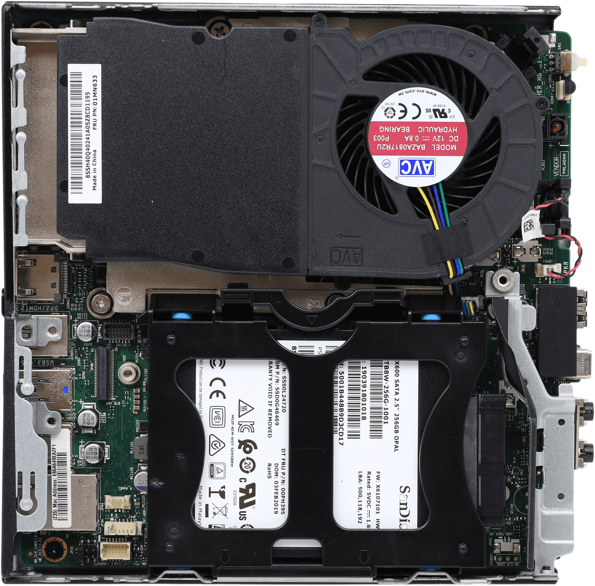 Lenovo ThinkCentre M720q Mini PC - i5-8500T - 8GB DDR4 256GB SSD Win11 + PSU | 9561 — Übersicht (Bild 5 von 7)