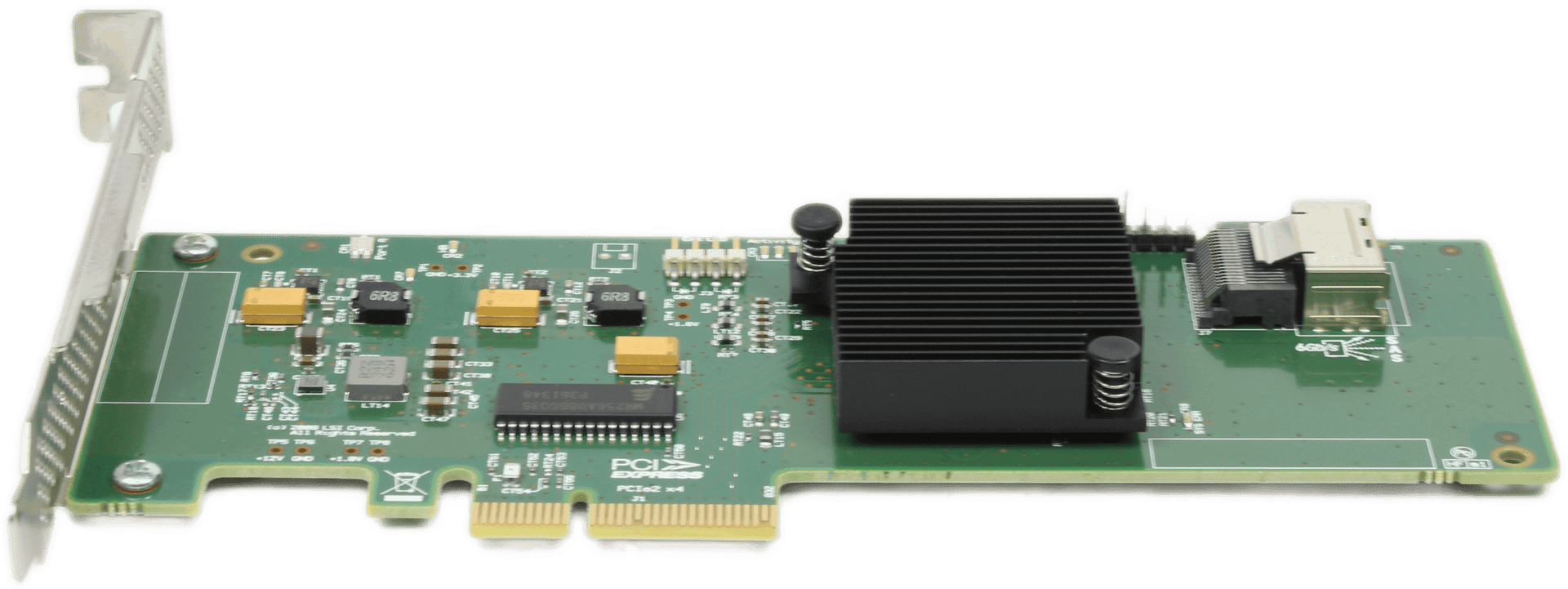 LSI SAS9211-4i 6 Gbps SAS/SATA RAID Controller PCIe x4 H3-2511-01F Full Profile | 9930 — Seitenansicht (Bild 4 von 6)
