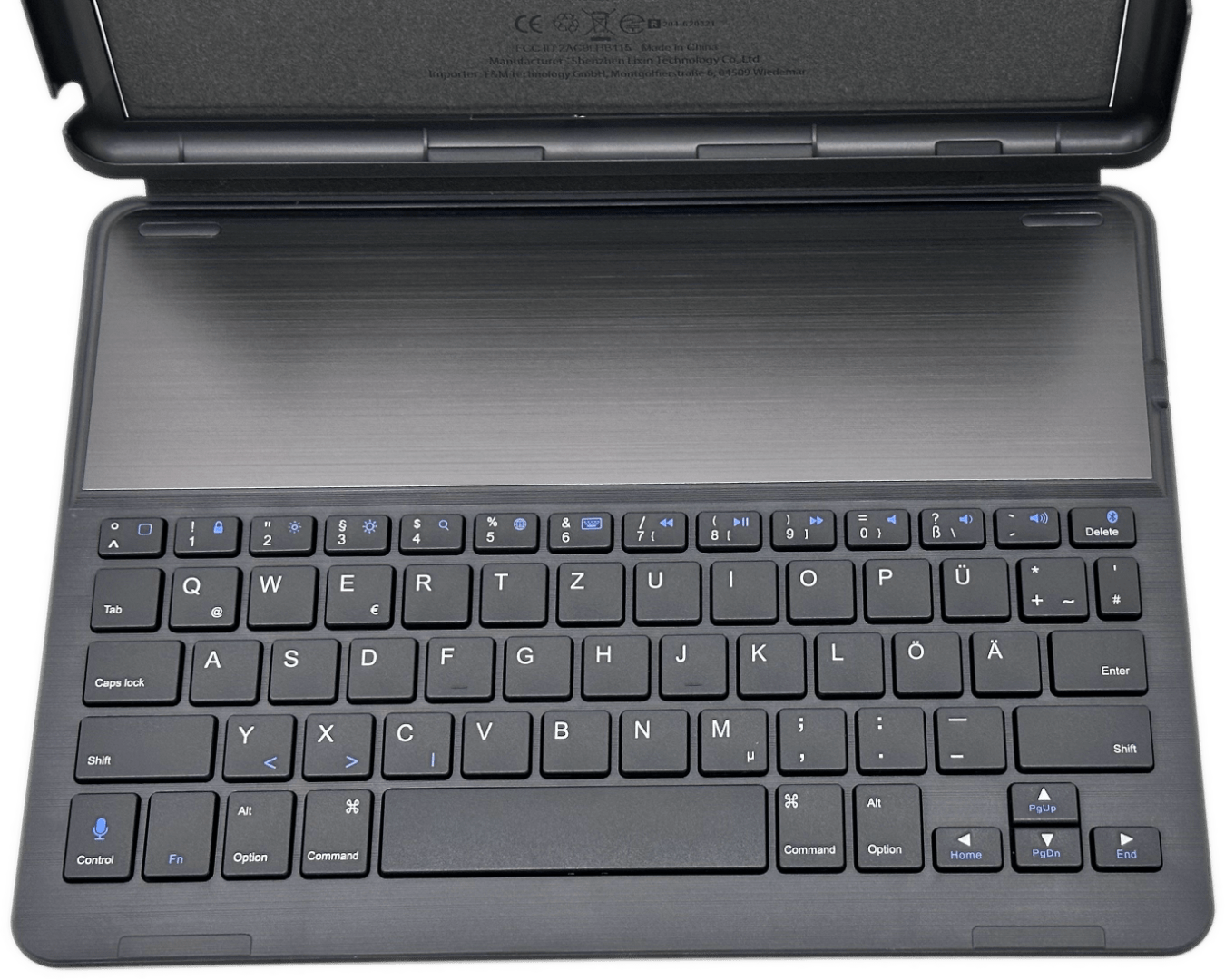 Inateck Bluetooth Tastatur Hülle | iPad 9.7" (2017/2018) / iPad Air | Duneklgrau | 1761 (Bild 5 von 7)