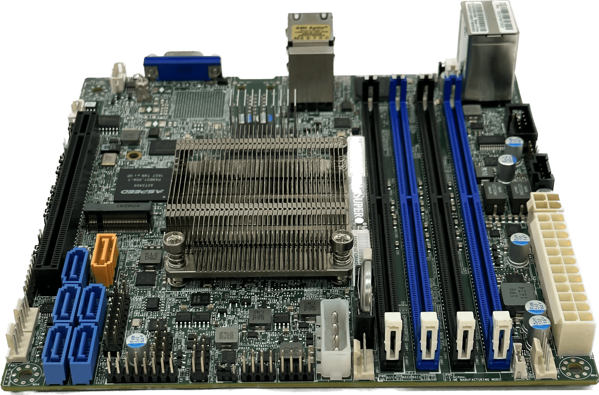 Supermicro X10SDV-F | Intel 8C D-1541 | PCIe x16 M.2 IPMI ITX DDR4 Server Board | 293 (Bild 4 von 6)