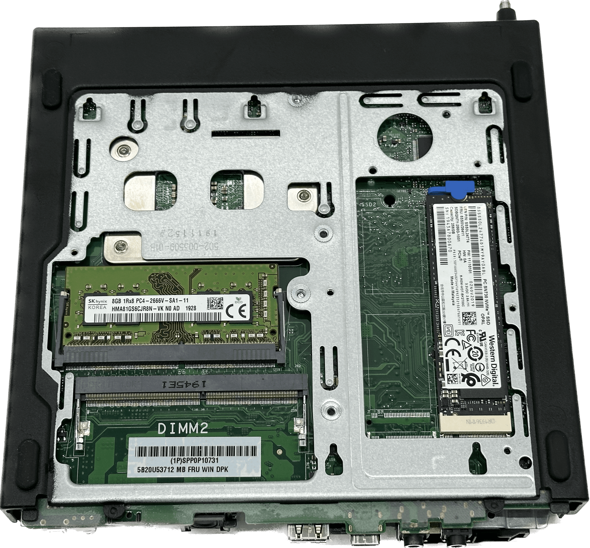 Lenovo Thinkcentre M720q Pentium Gold G5420T 3,2GHz 8GB 256GB NVMe Mini PC Wifi WIN10 | 248 (Bild 7 von 7)